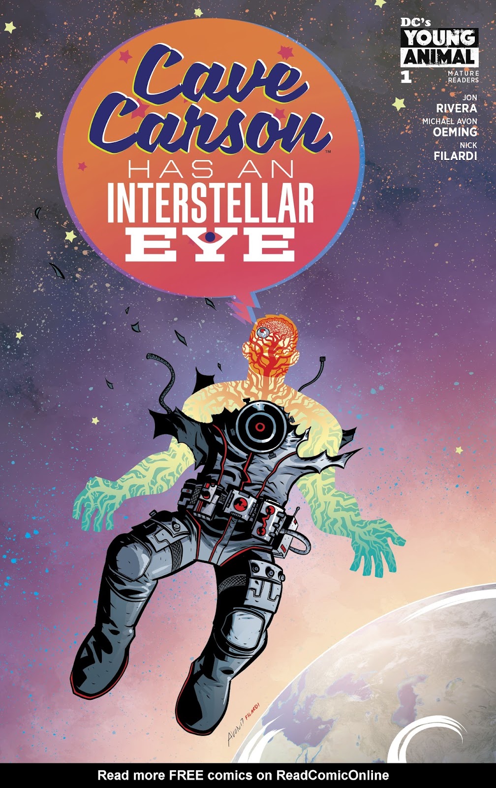 Cave Carson Has An Interstellar Eye issue 1 - Page 1