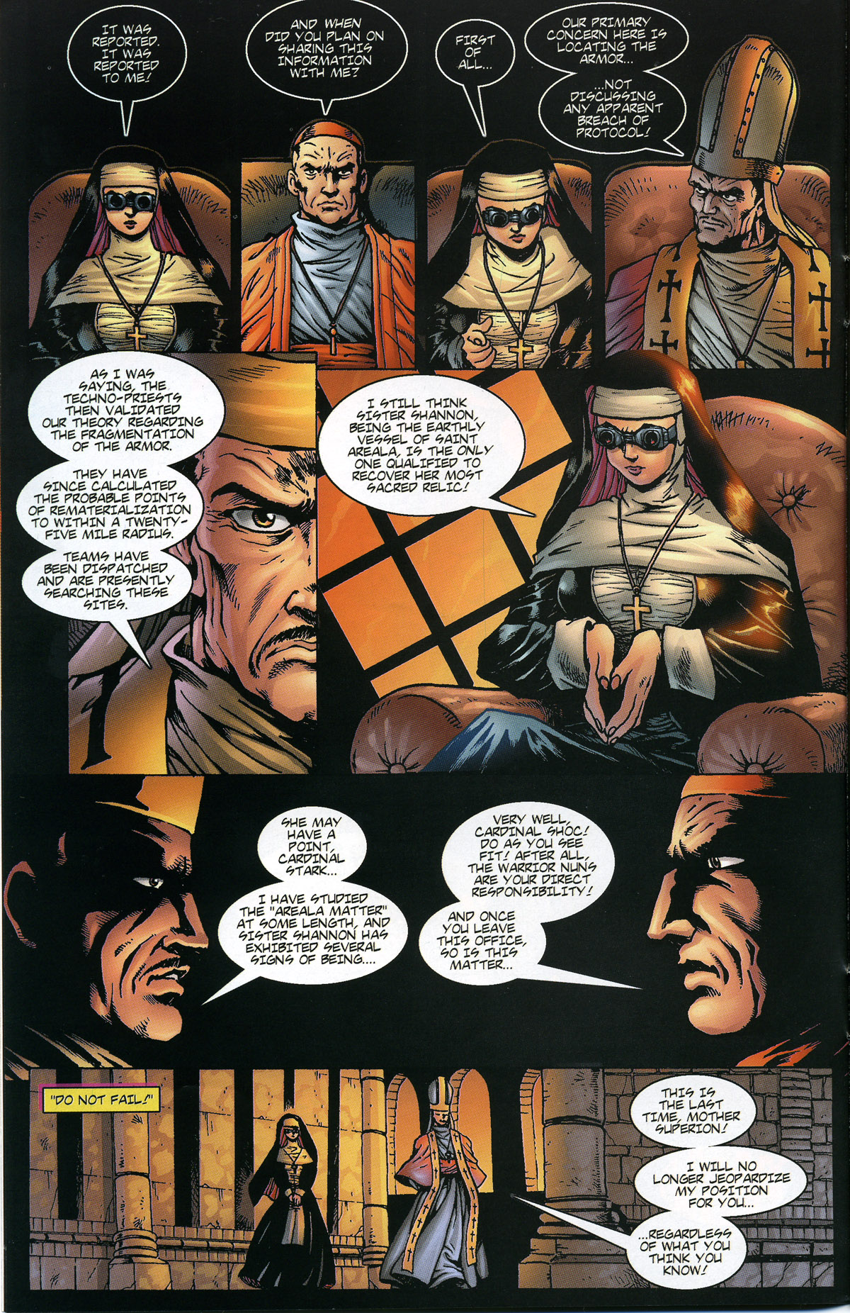 Read online Warrior Nun Areala: Resurrection comic -  Issue #1 - 8