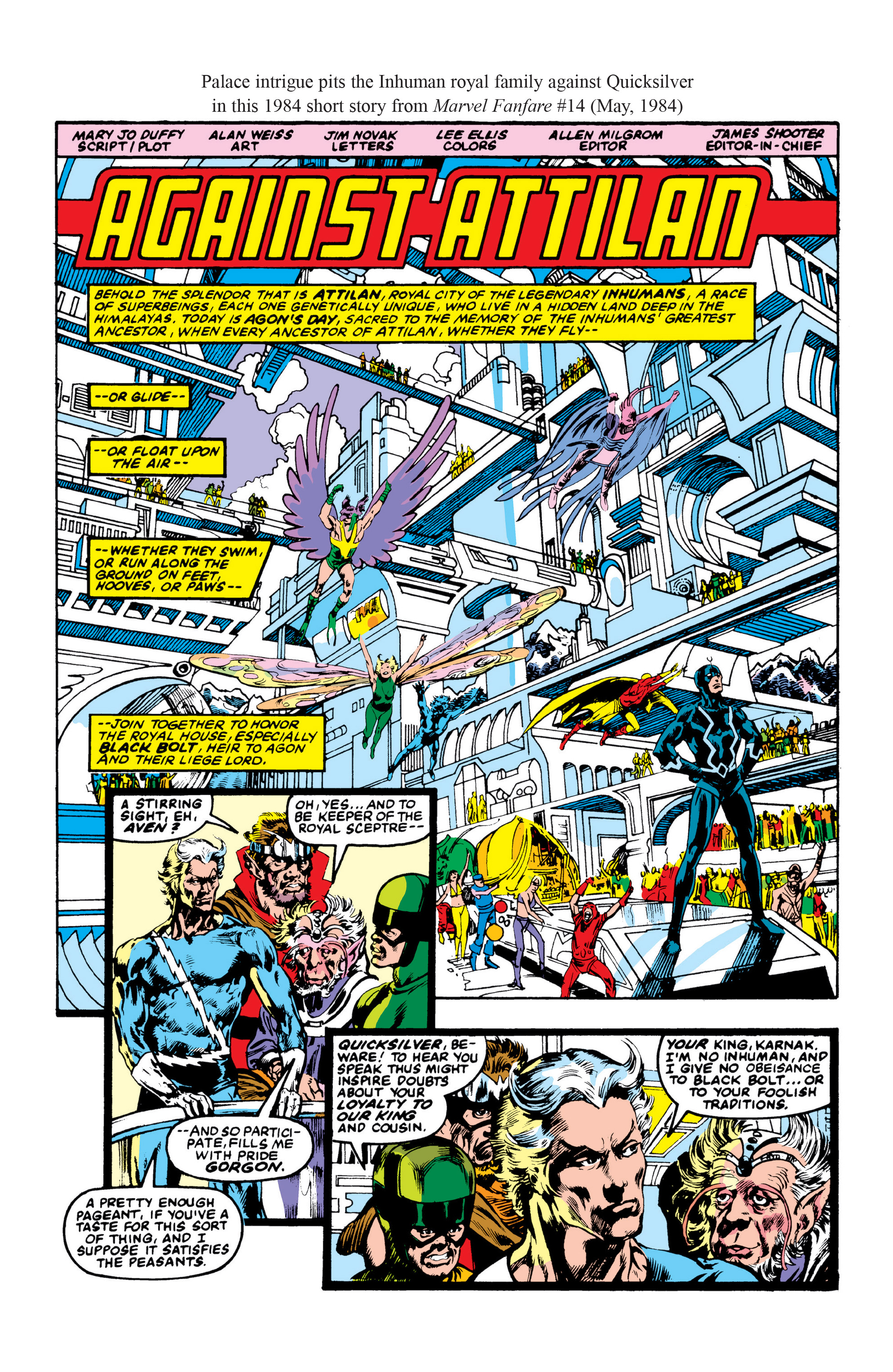 Read online Marvel Masterworks: The Inhumans comic -  Issue # TPB 2 (Part 3) - 104