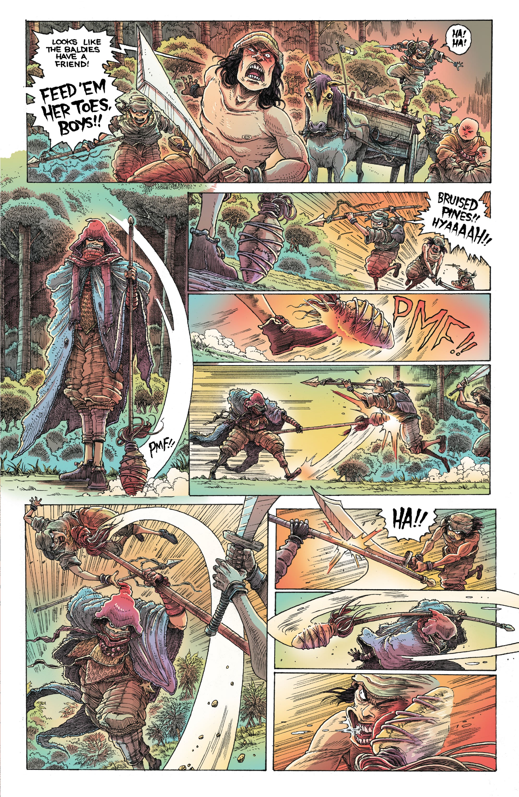 Read online Orphan and the Five Beasts comic -  Issue #1 - 17