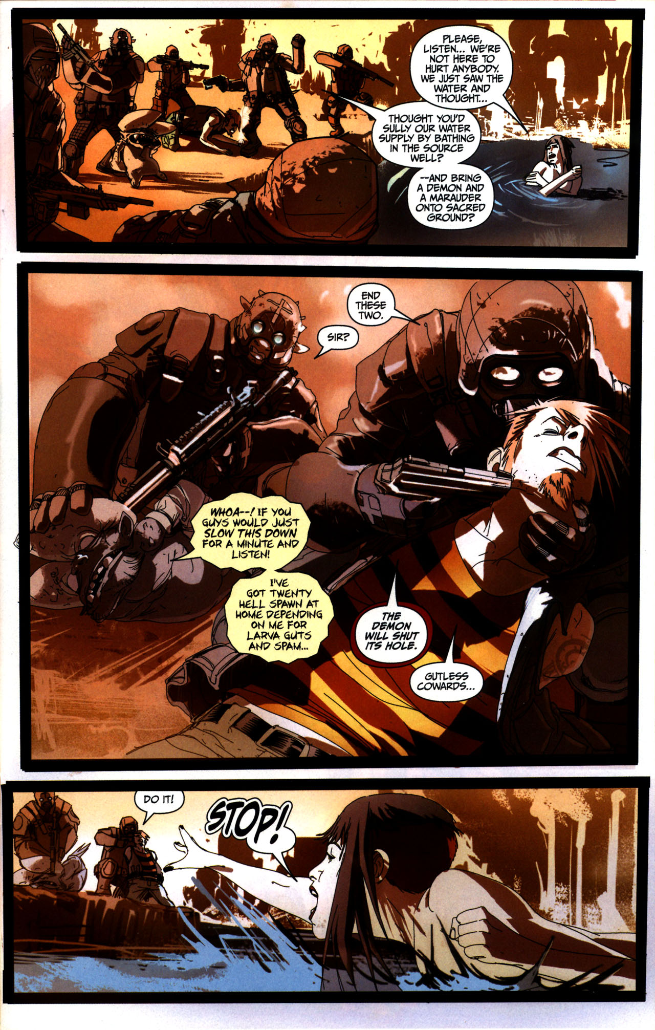 Read online Strange Girl comic -  Issue #5 - 7
