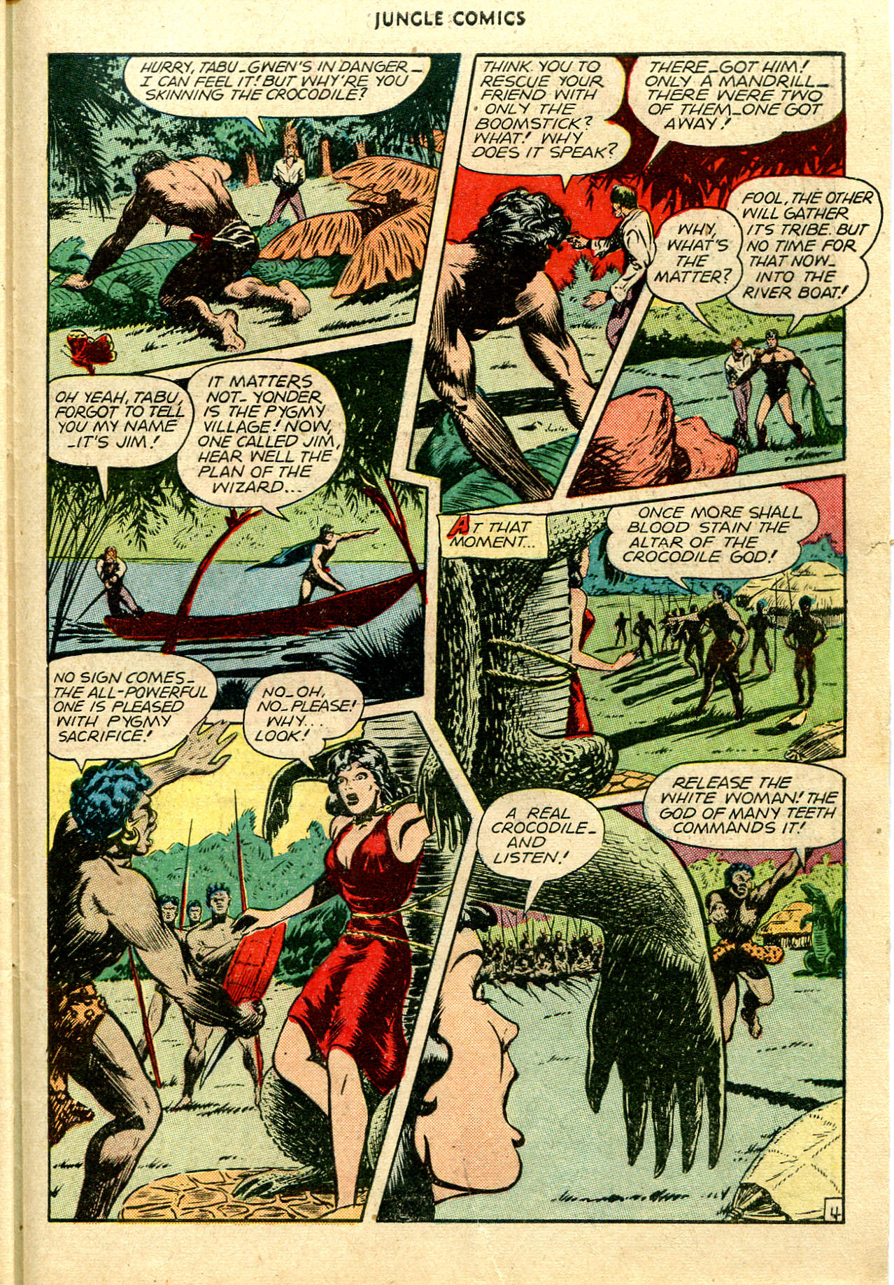 Read online Jungle Comics comic -  Issue #86 - 40