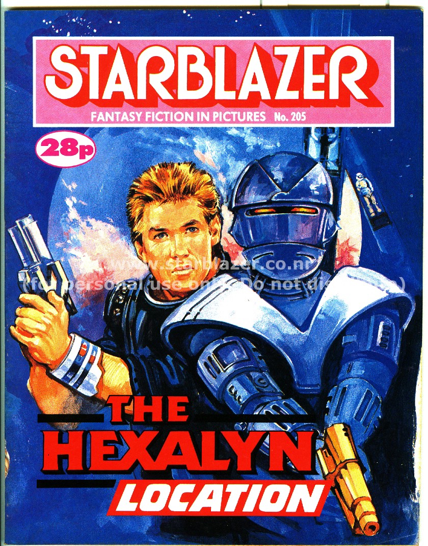 Read online Starblazer comic -  Issue #205 - 2