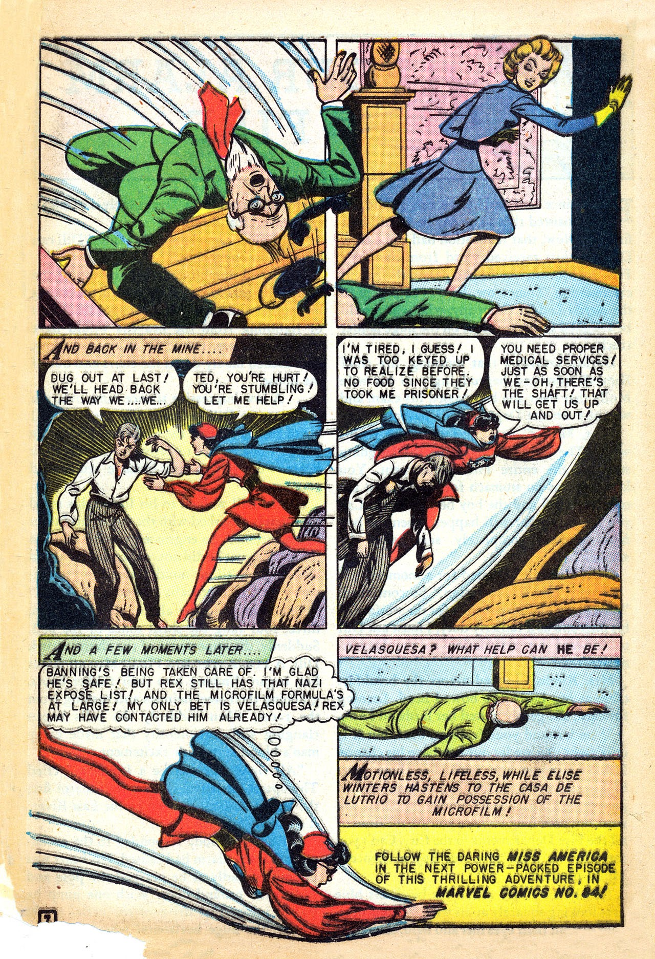 Read online Marvel Mystery Comics comic -  Issue #83 - 33