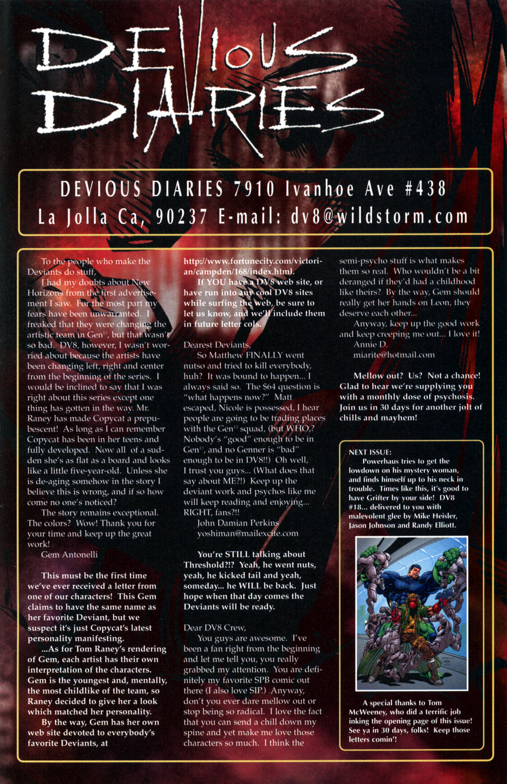 Read online DV8 comic -  Issue #17 - 25