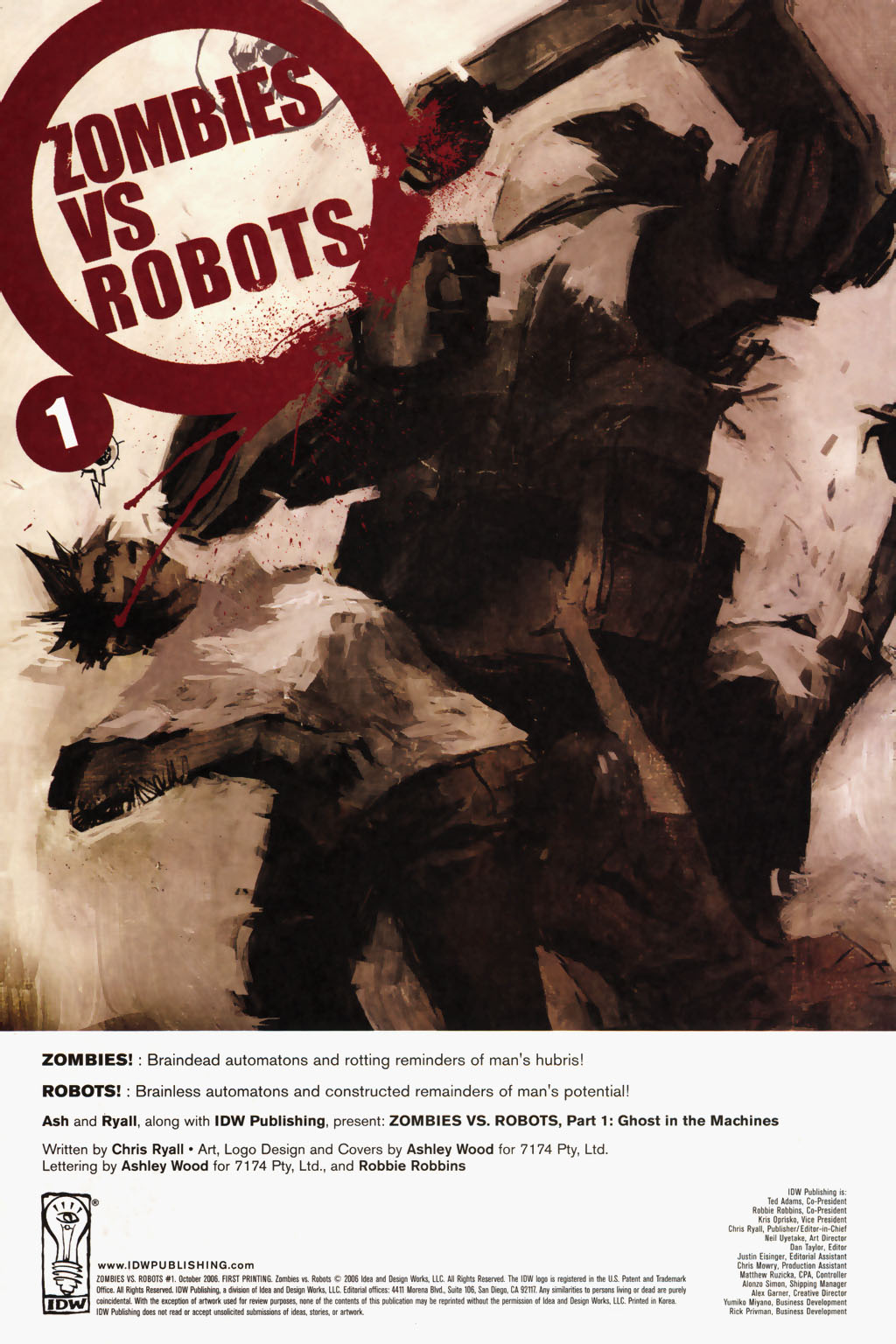 Read online Zombies vs. Robots (2006) comic -  Issue #1 - 3