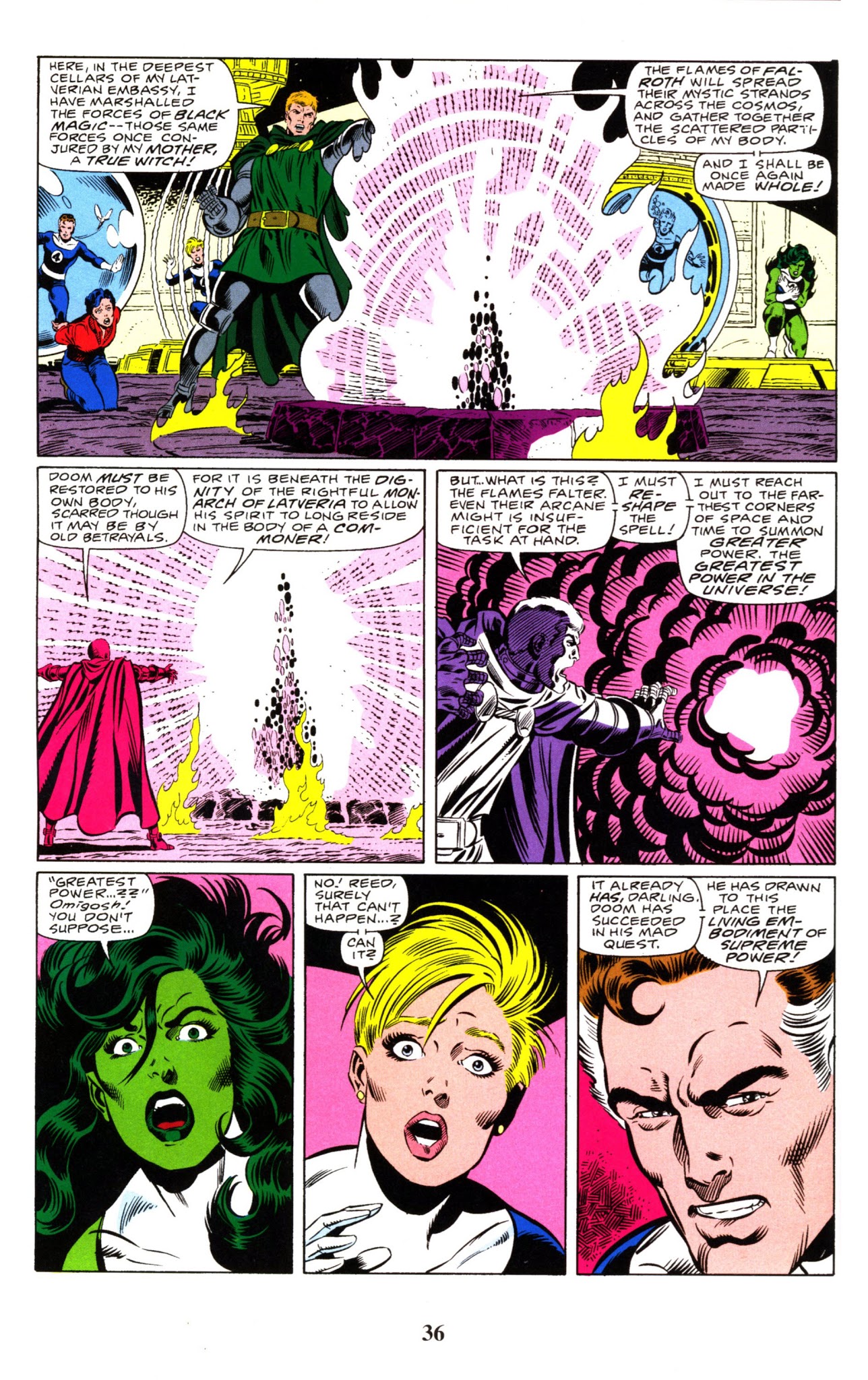 Read online Fantastic Four Visionaries: John Byrne comic -  Issue # TPB 8 - 38