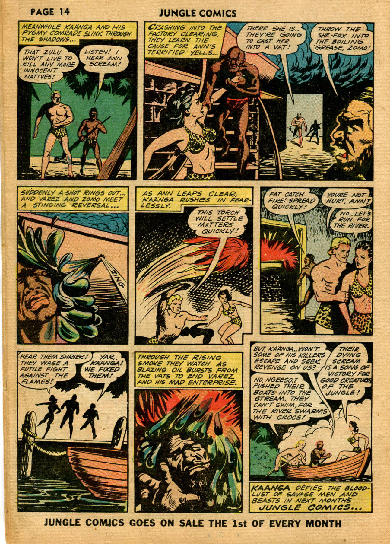 Read online Jungle Comics comic -  Issue #40 - 16