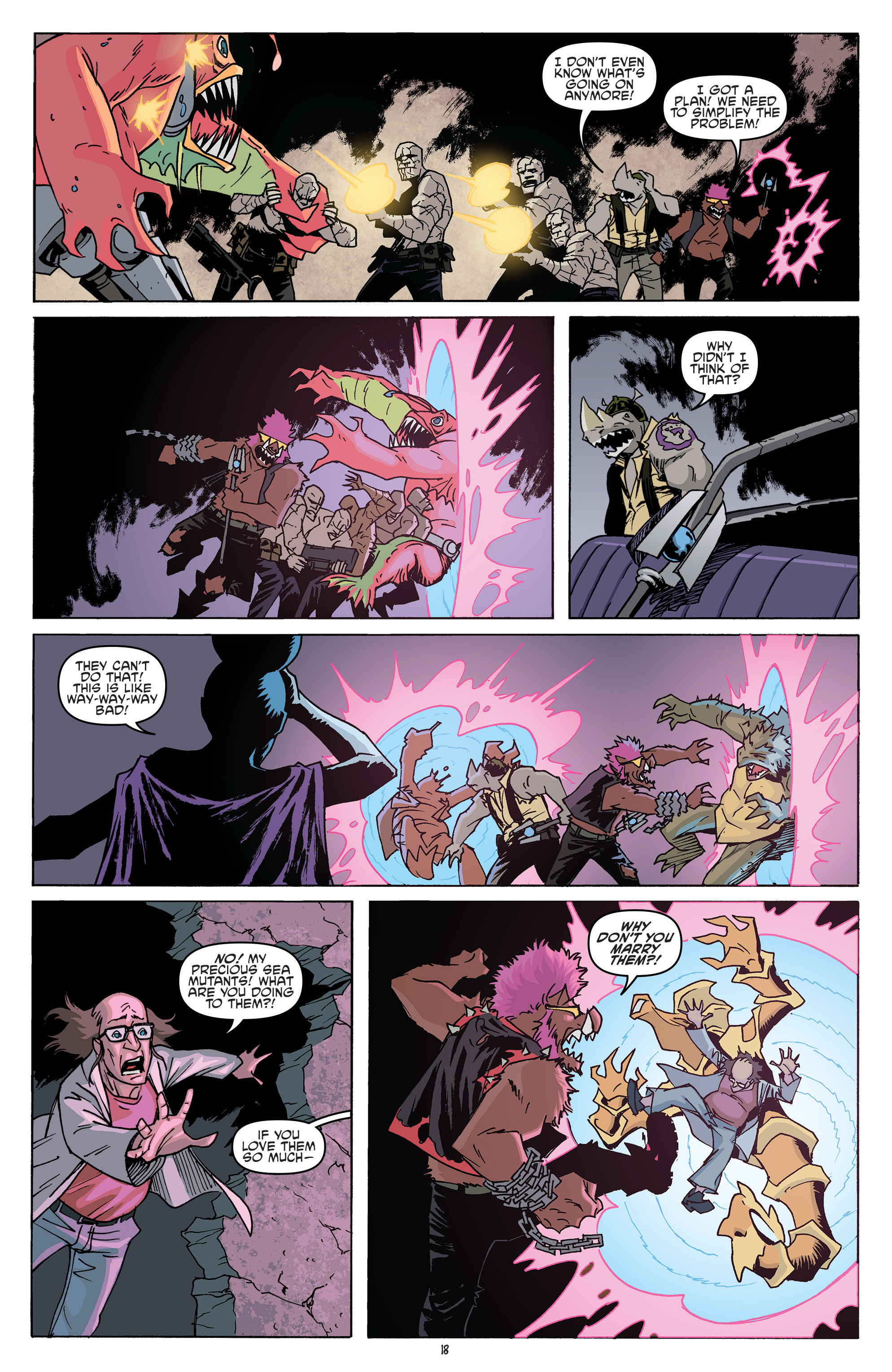 Read online Teenage Mutant Ninja Turtles Bebop & Rocksteady Destroy Everything comic -  Issue #3 - 19