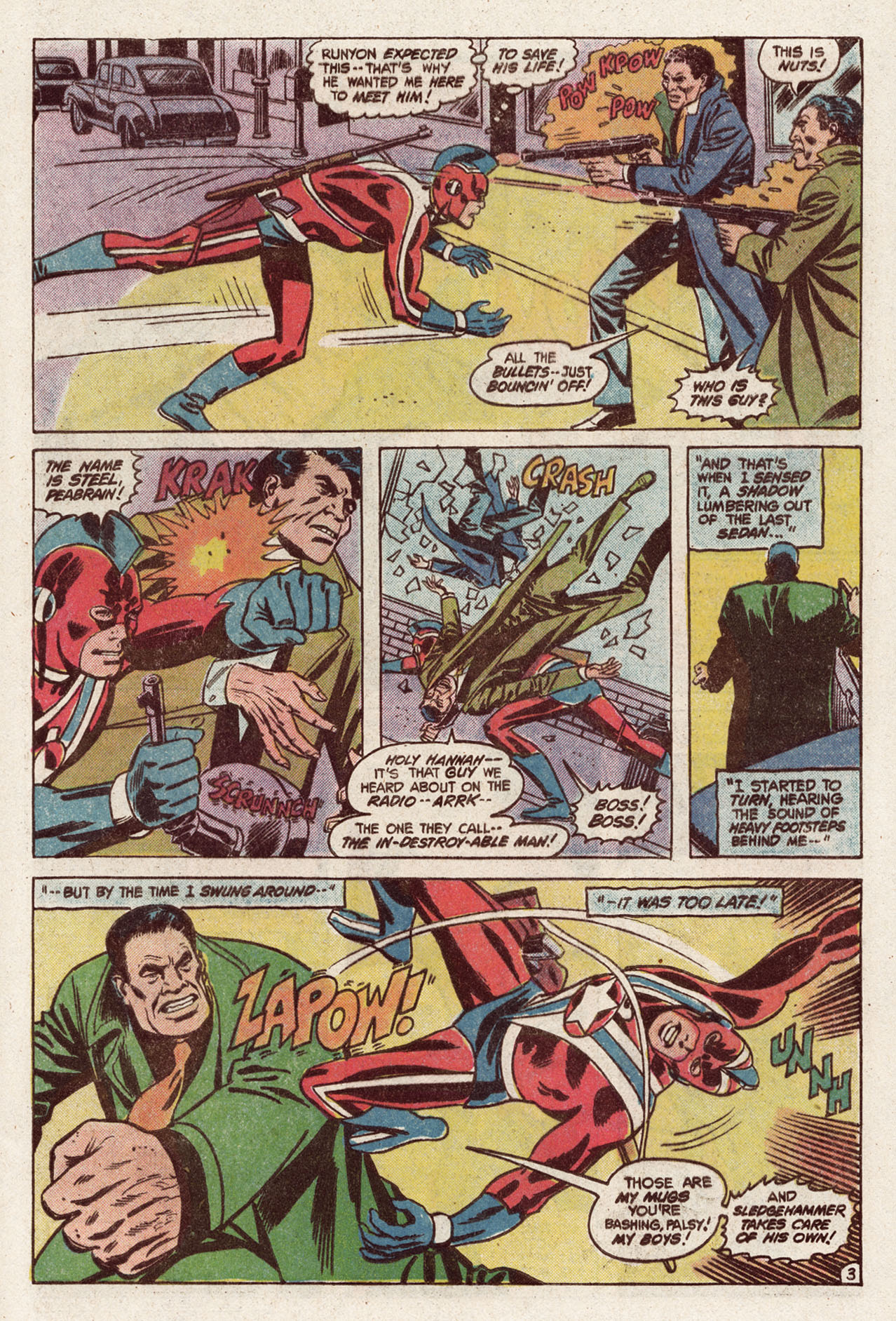 Read online Steel, The Indestructible Man comic -  Issue #3 - 5