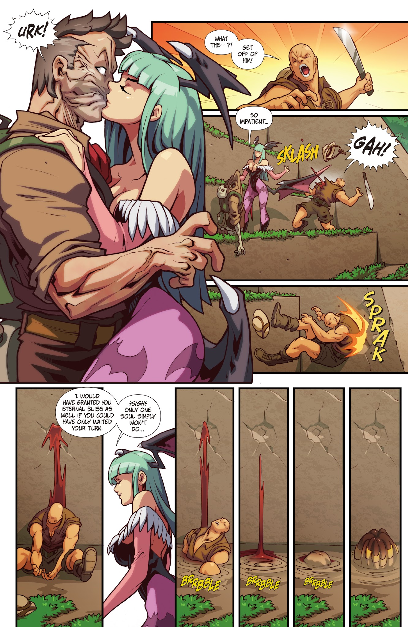 Read online Street Fighter VS Darkstalkers comic -  Issue #3 - 8