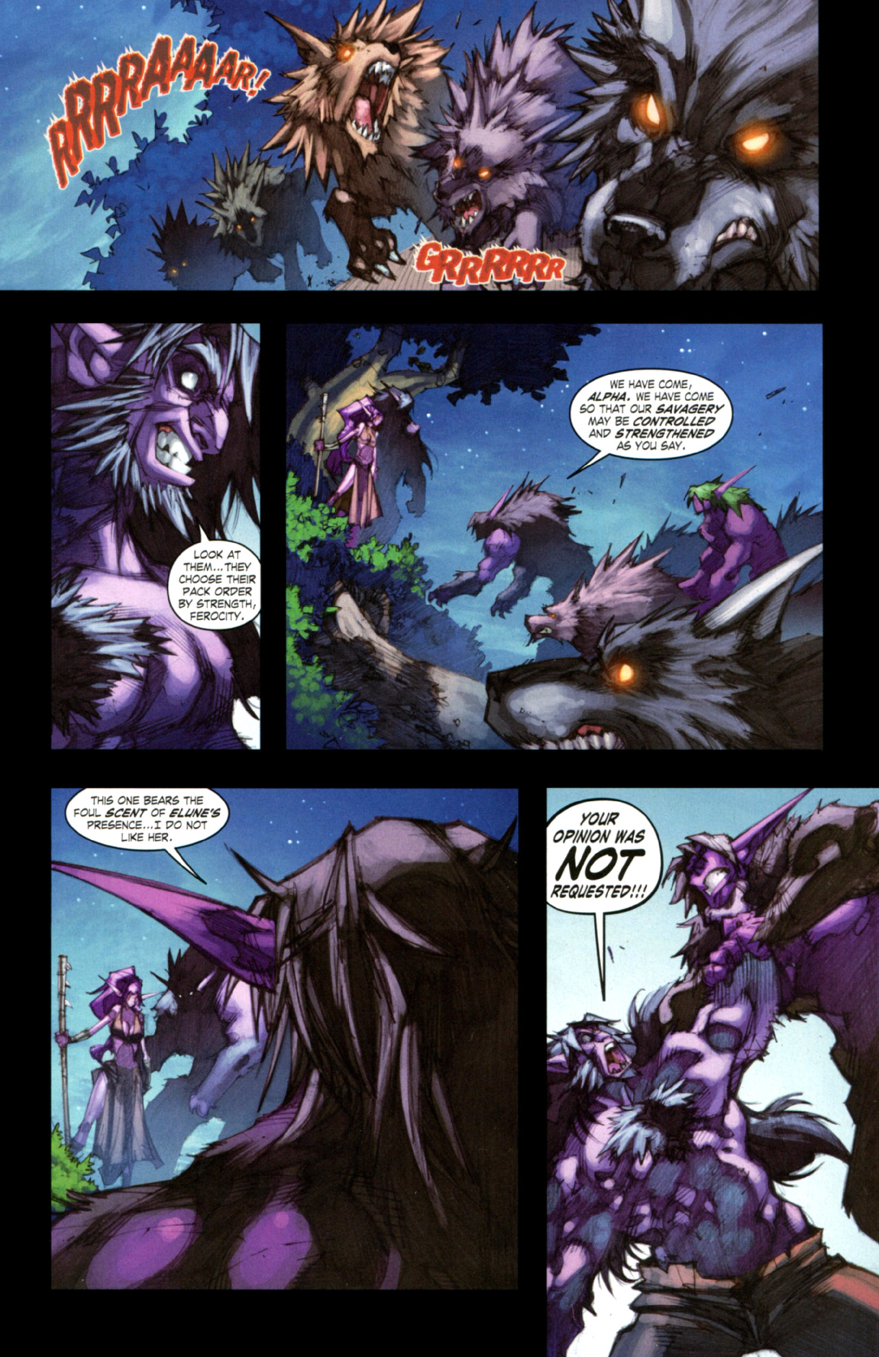 Read online World of Warcraft: Curse of the Worgen comic -  Issue #3 - 10