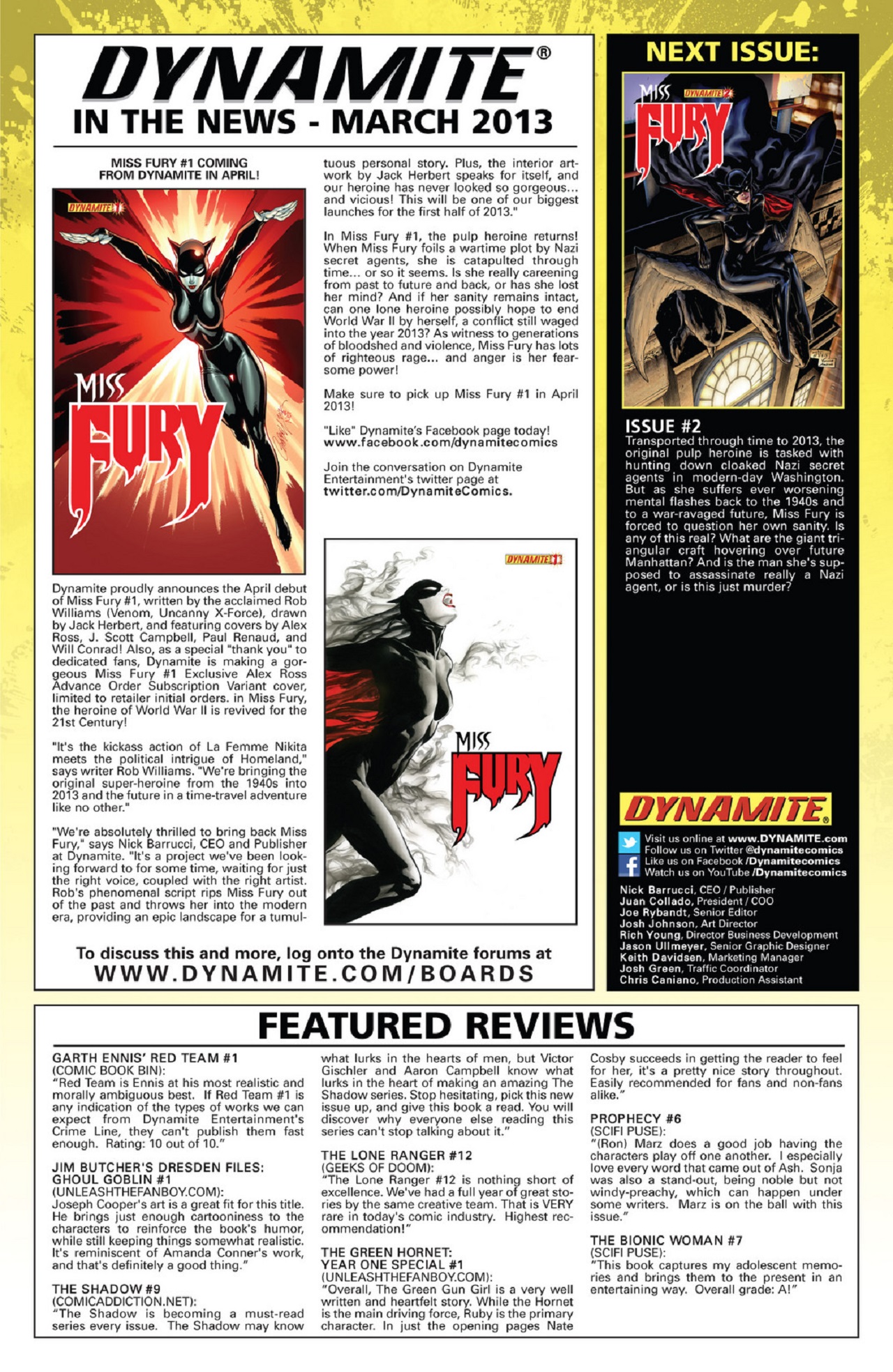 Read online Miss Fury (2013) comic -  Issue #1 - 26
