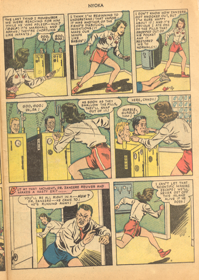 Read online Nyoka the Jungle Girl (1945) comic -  Issue #41 - 49