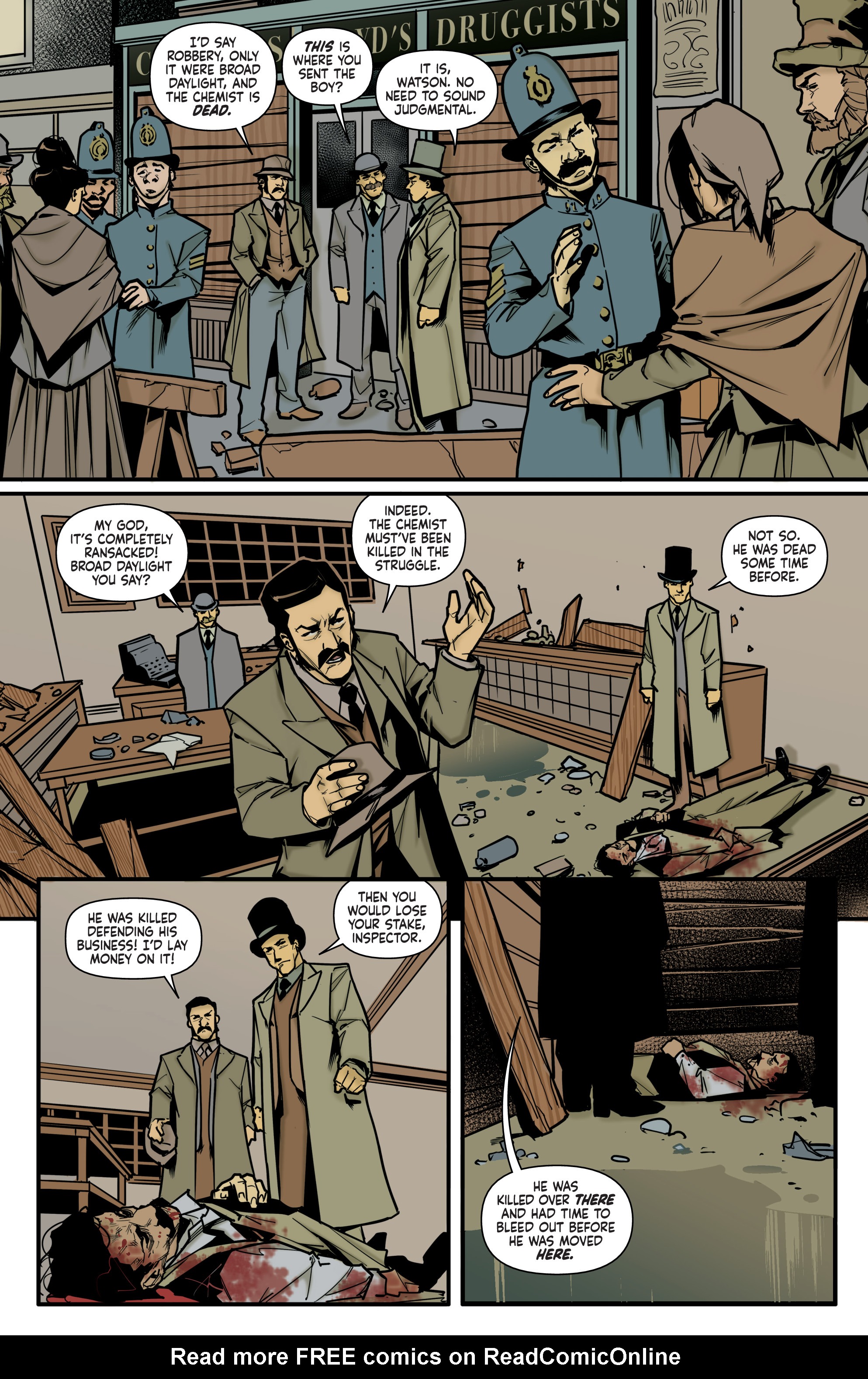 Read online Sherlock Holmes: The Vanishing Man comic -  Issue # _TPB 1 - 64