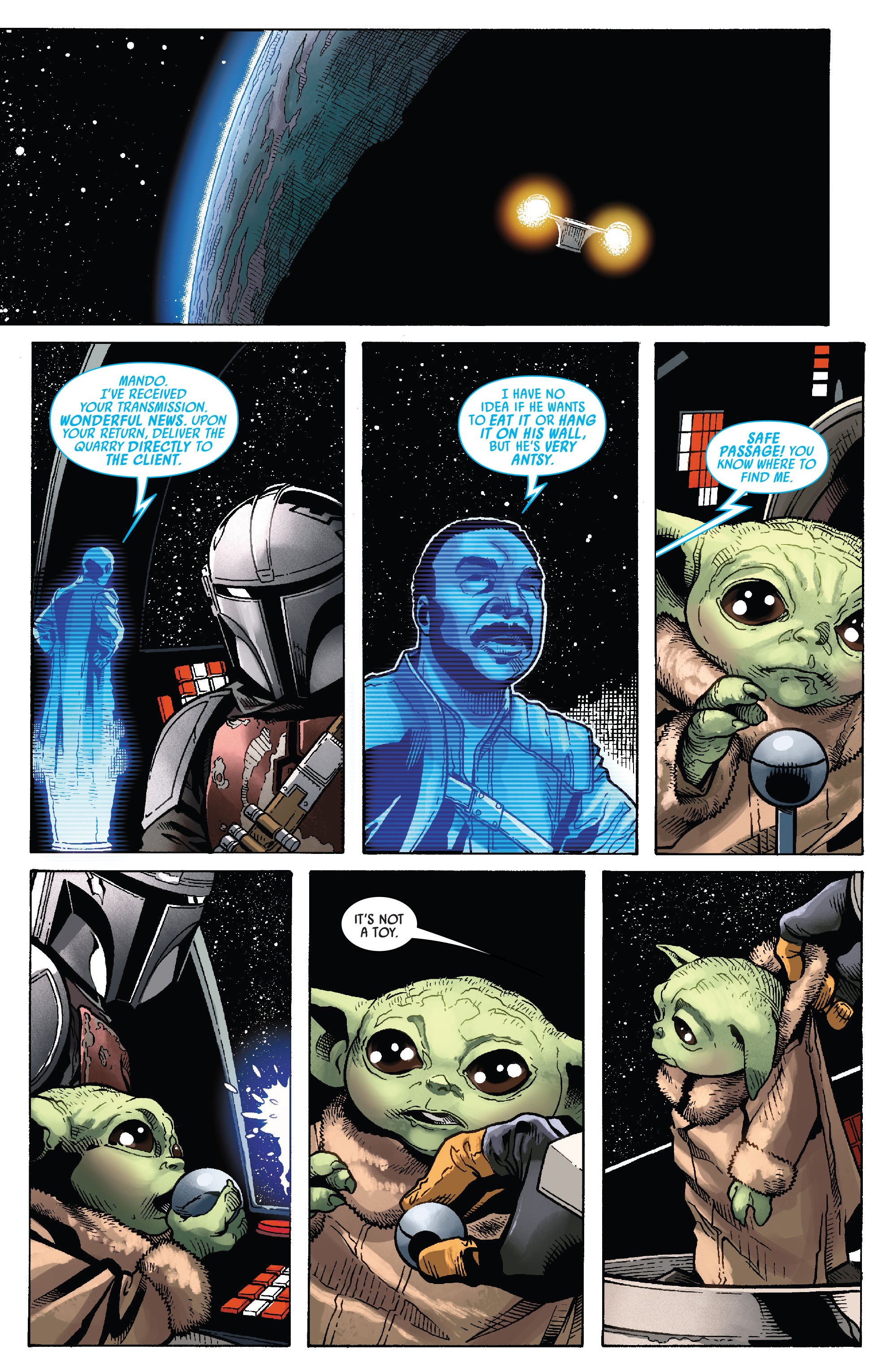 Read online Star Wars: The Mandalorian comic -  Issue #3 - 3