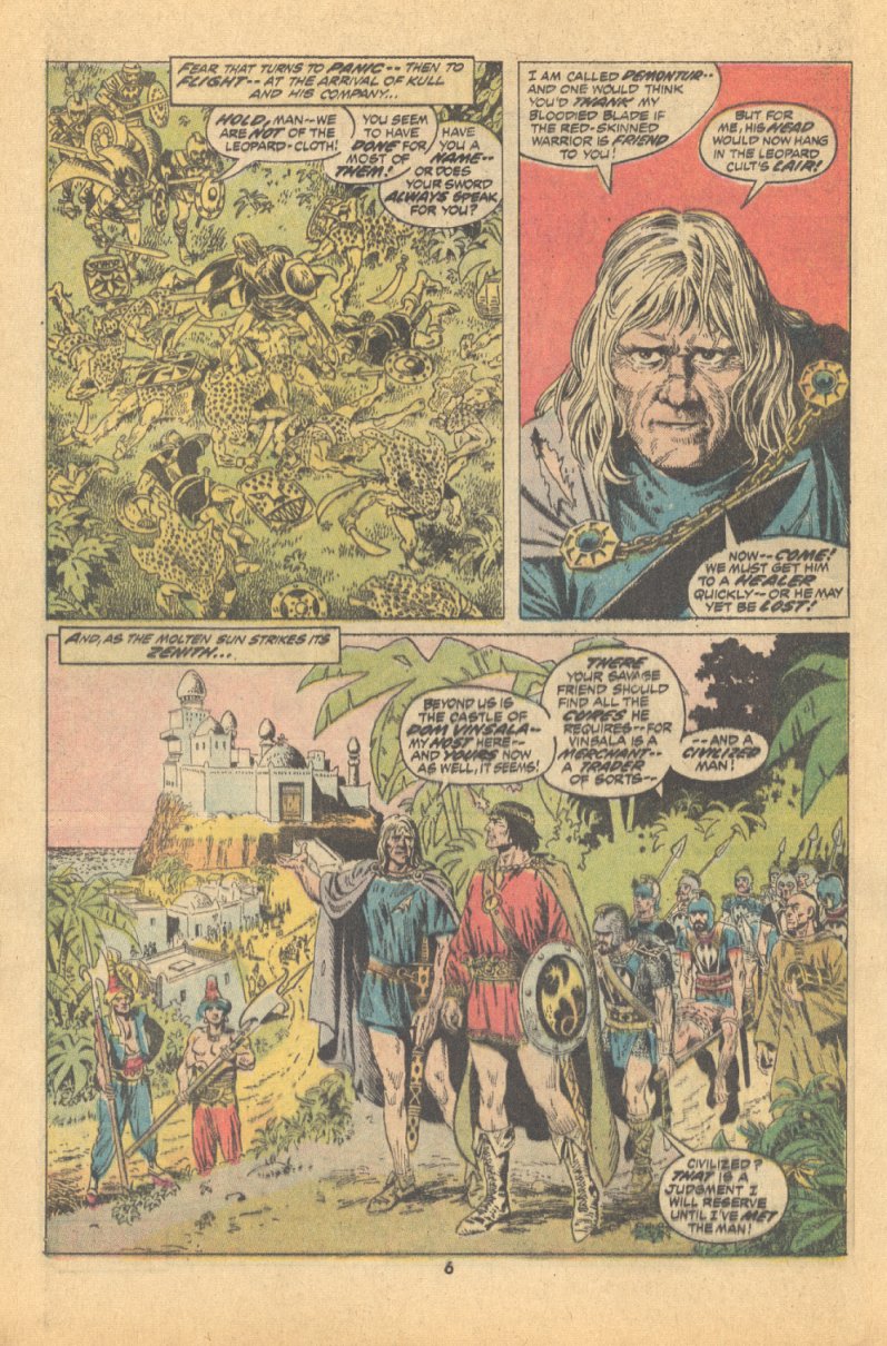 Read online Kull, the Conqueror (1971) comic -  Issue #8 - 6