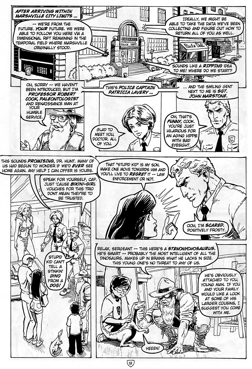 Read online Cavewoman meets Explorers comic -  Issue # Full - 14