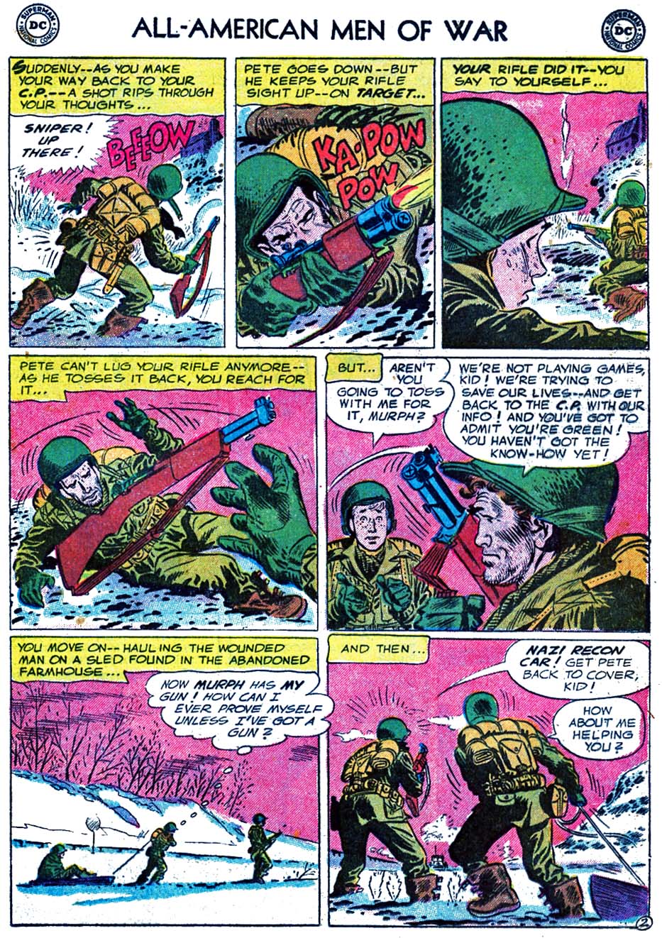 Read online All-American Men of War comic -  Issue #34 - 13