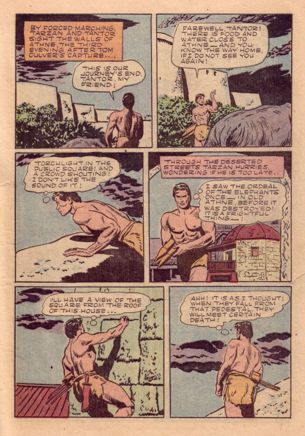 Read online Tarzan (1948) comic -  Issue #40 - 17