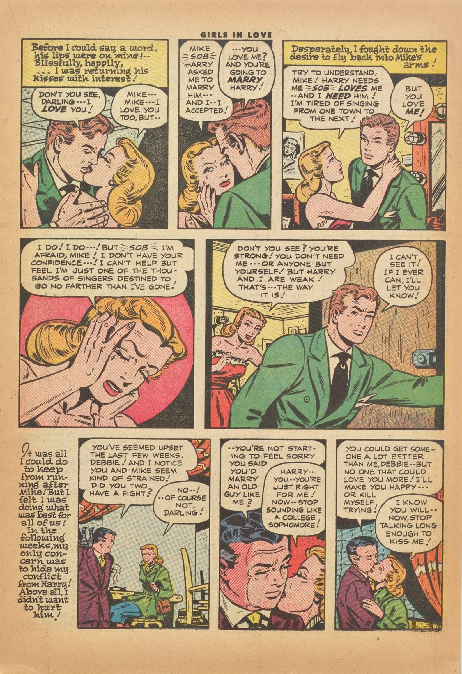 Read online Girls in Love (1955) comic -  Issue #51 - 15