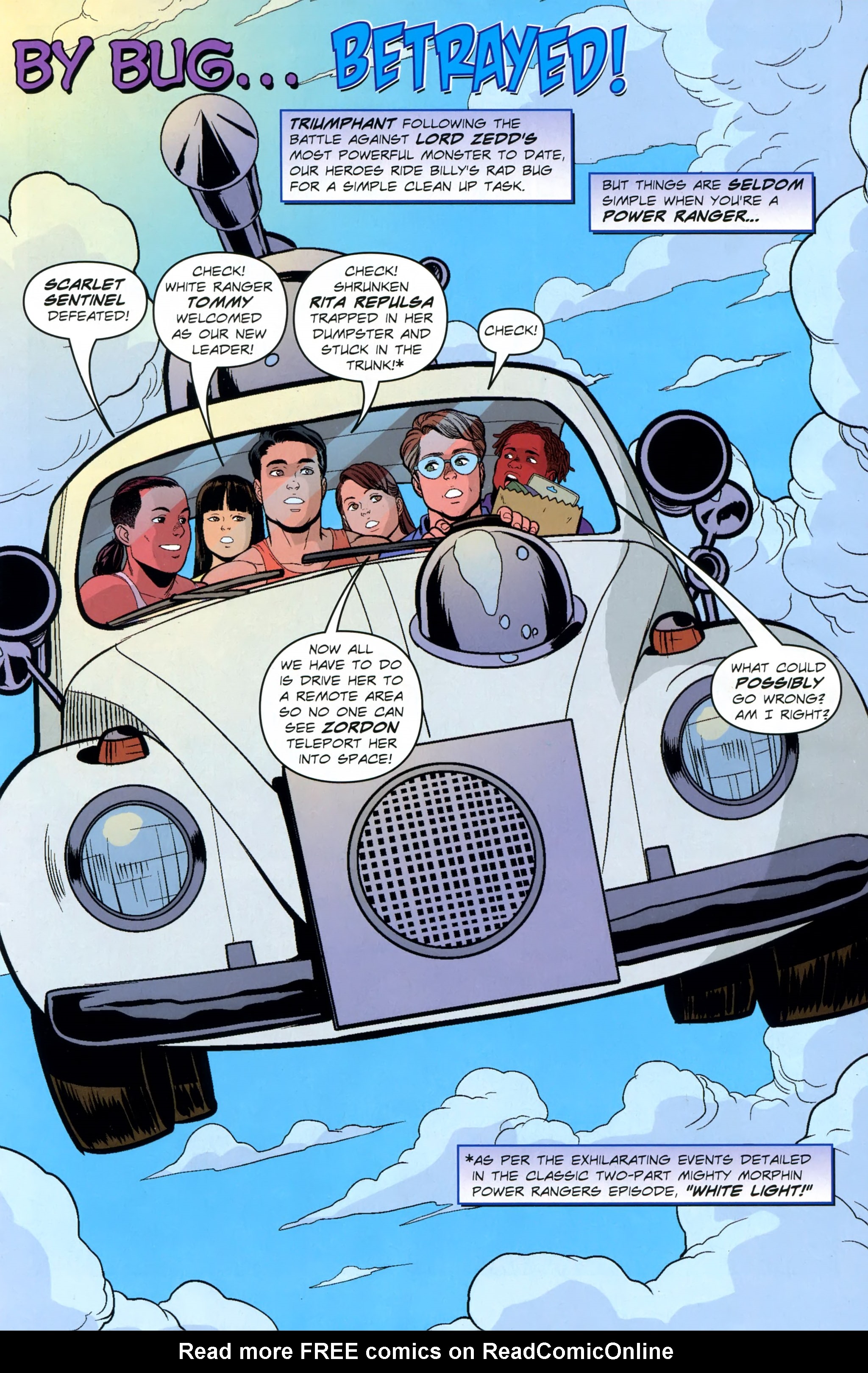 Read online Free Comic Book Day 2014 comic -  Issue # Mighty Morphin Power Rangers - 11