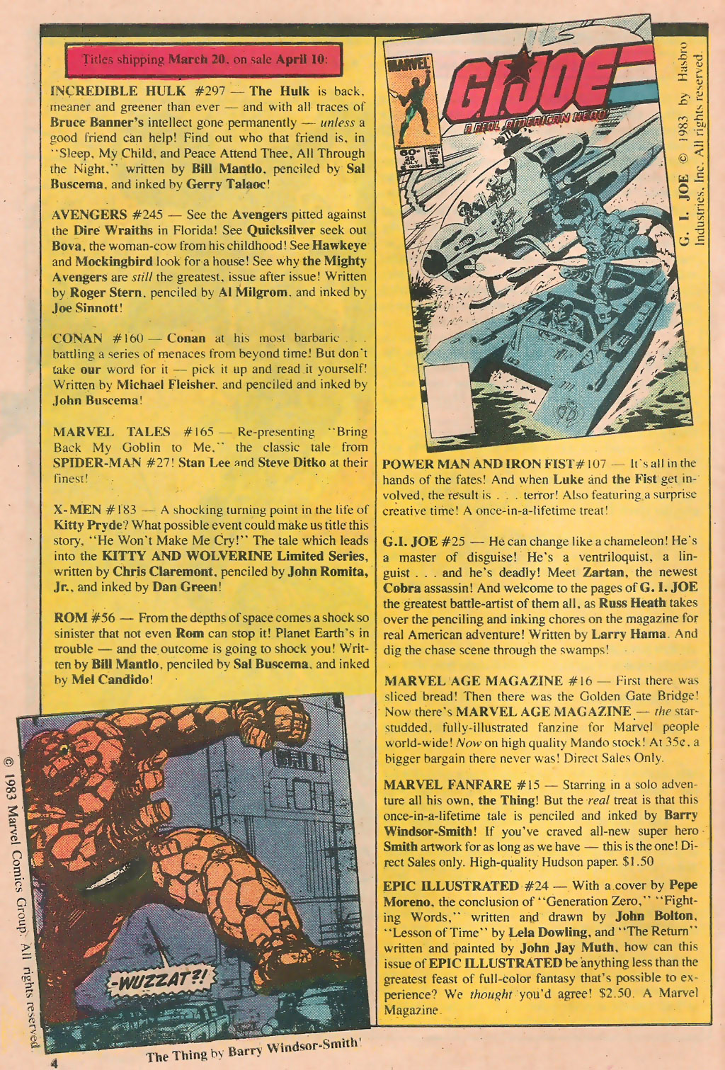 Marvel Age issue 13 - Page 6