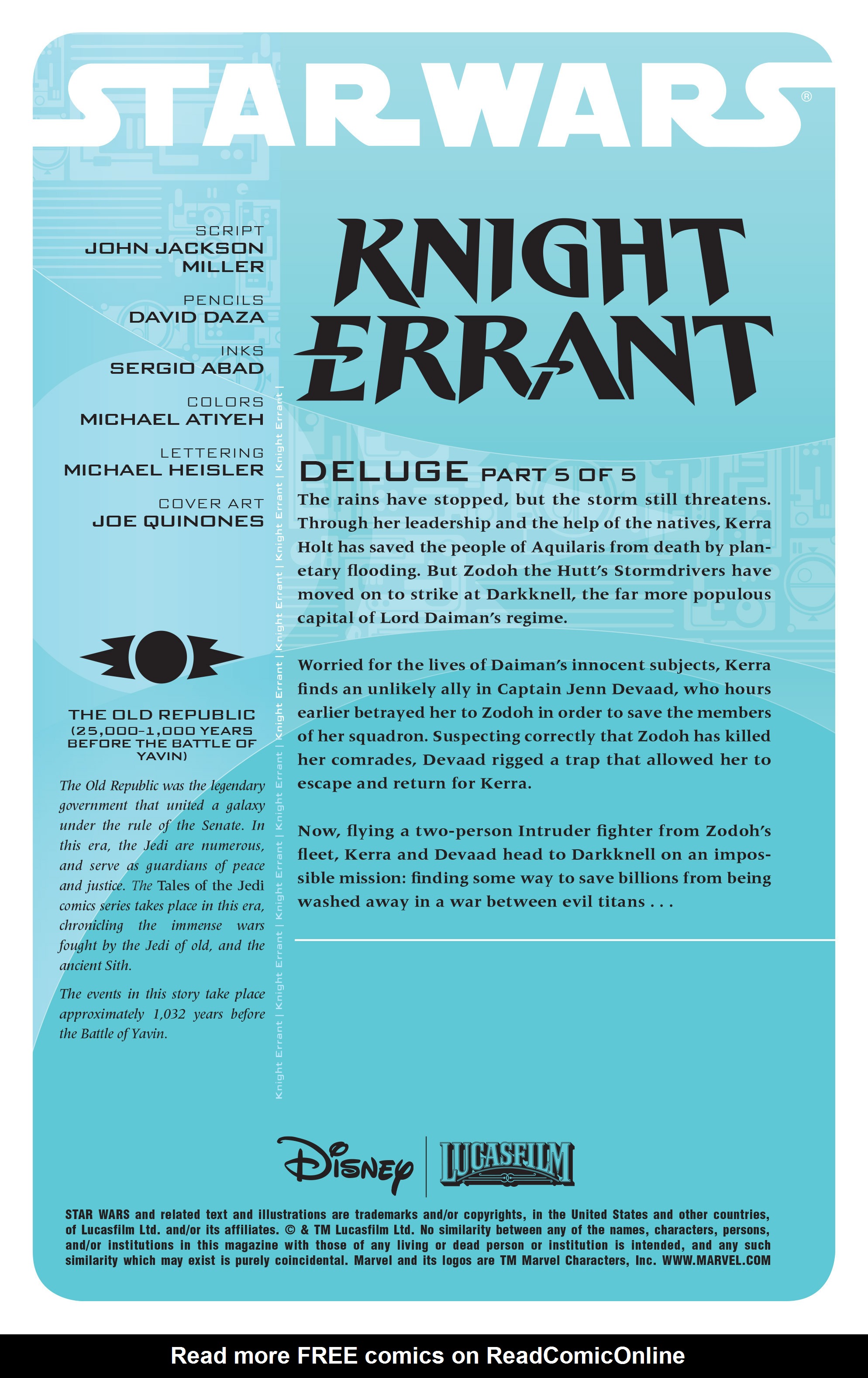 Read online Star Wars: Knight Errant - Deluge comic -  Issue #5 - 2