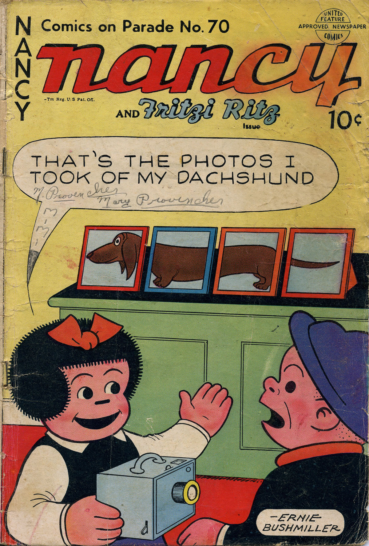 Read online Comics on Parade comic -  Issue #70 - 1