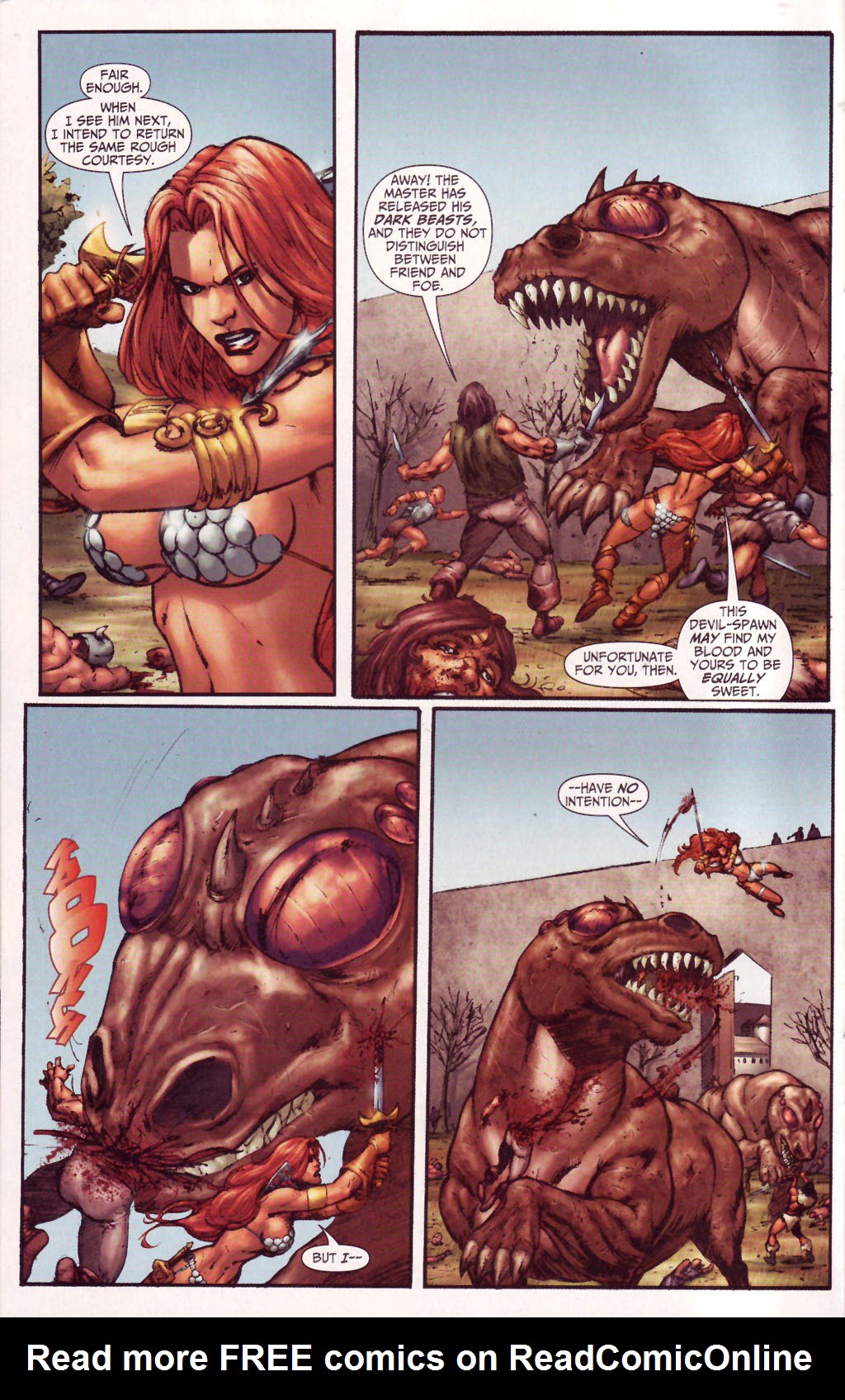 Read online Red Sonja / Claw The Unconquered: Devil's Hands comic -  Issue # TPB - 29