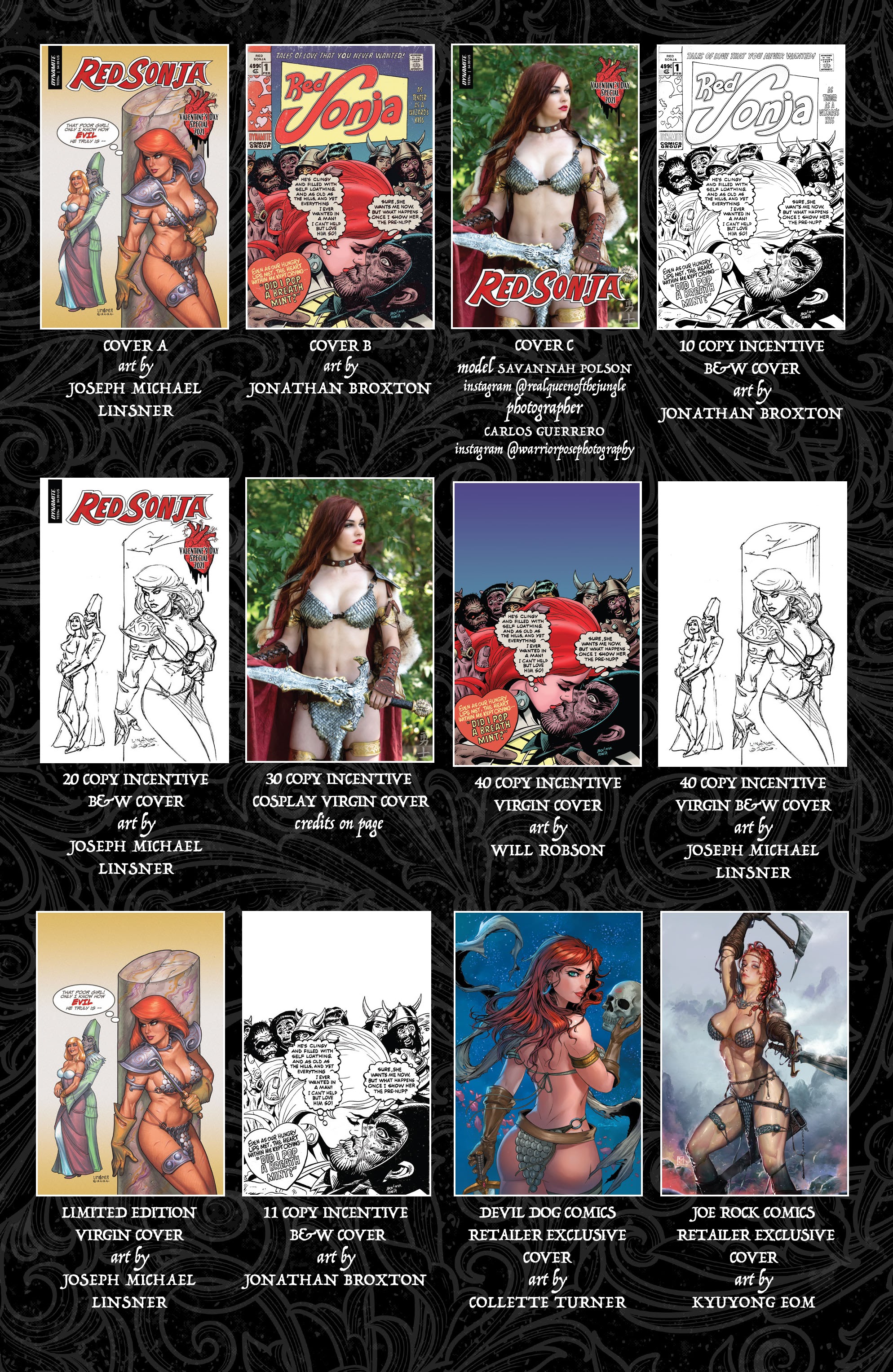 Read online Red Sonja Valentine's Special One-Shot comic -  Issue # Full - 36