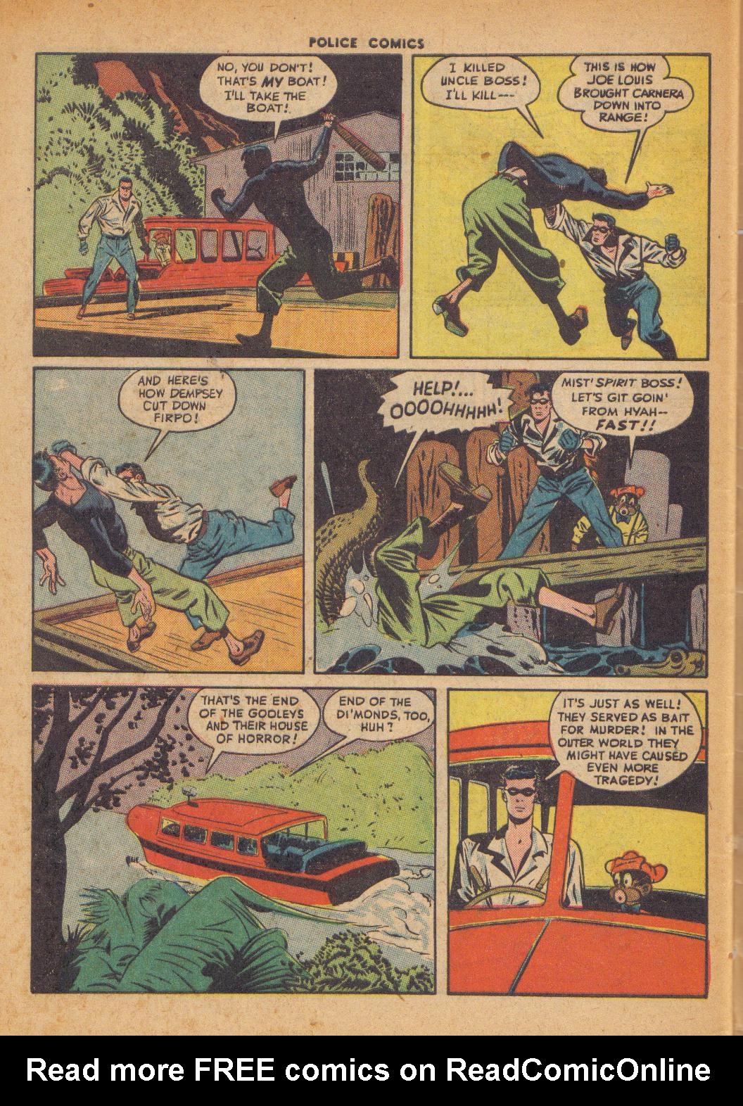 Read online Police Comics comic -  Issue #56 - 58