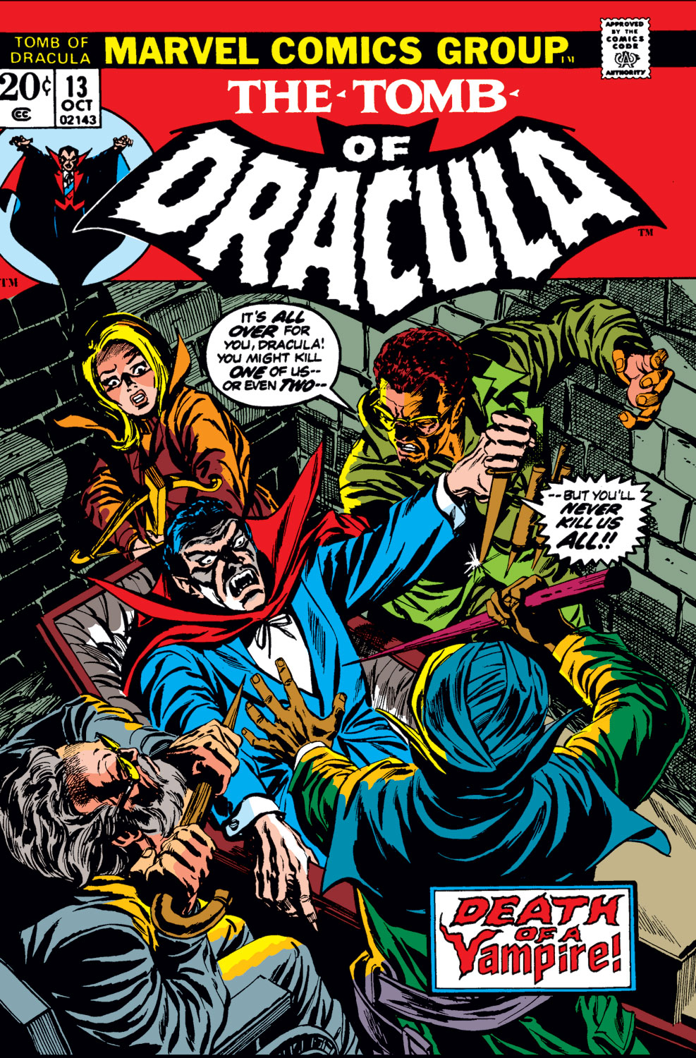 Read online Tomb of Dracula (1972) comic -  Issue #13 - 1