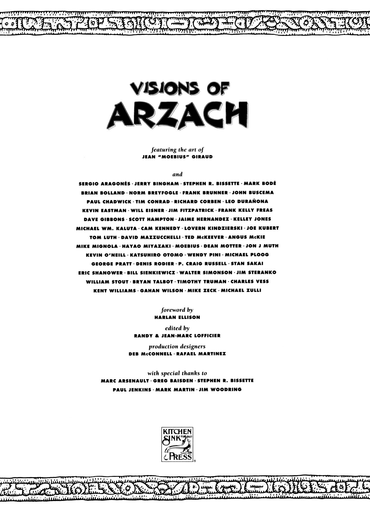 Read online Visions of Arzach comic -  Issue # Full - 3