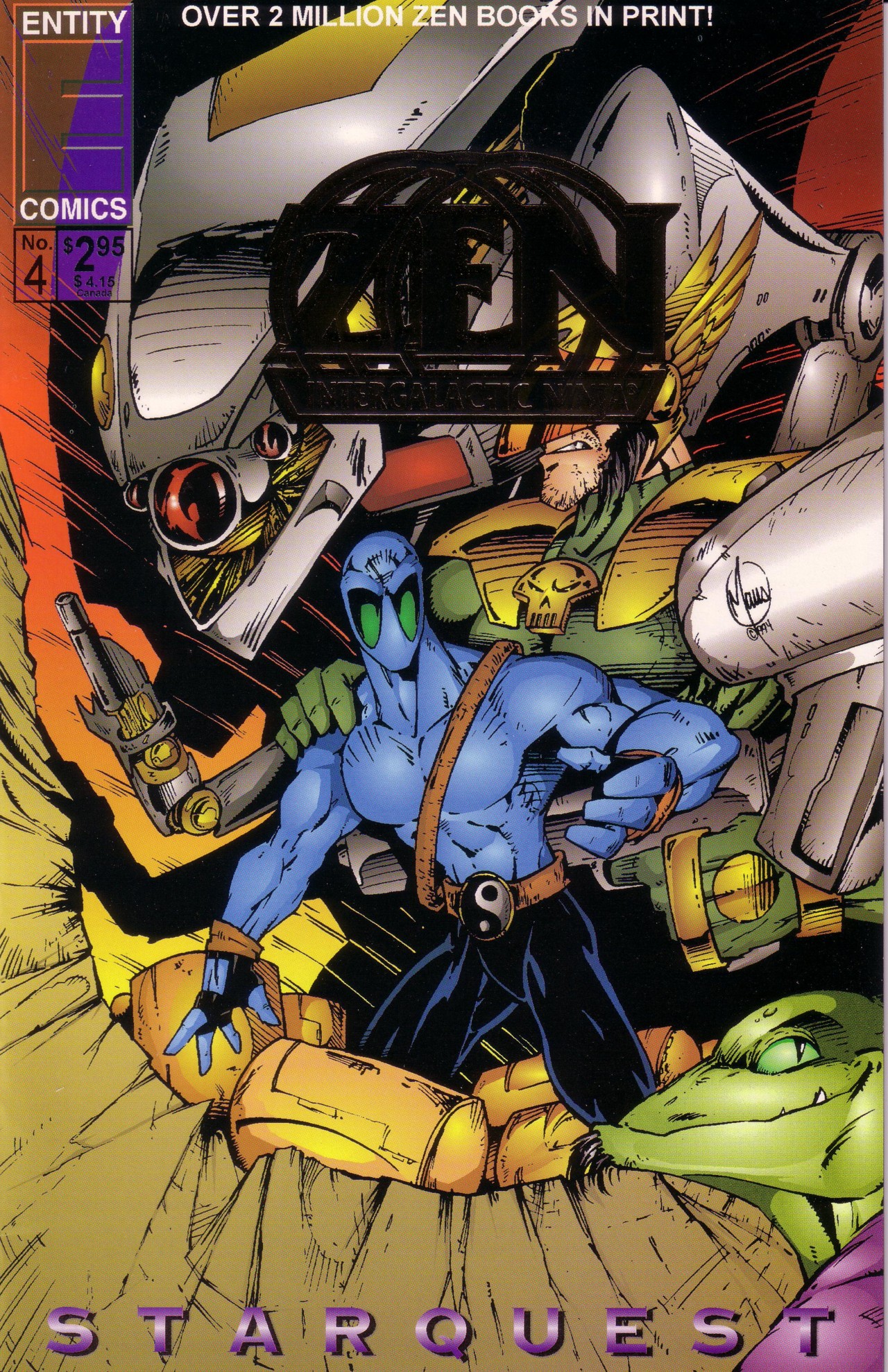Read online Zen Intergalactic Ninja: Starquest comic -  Issue #4 - 1