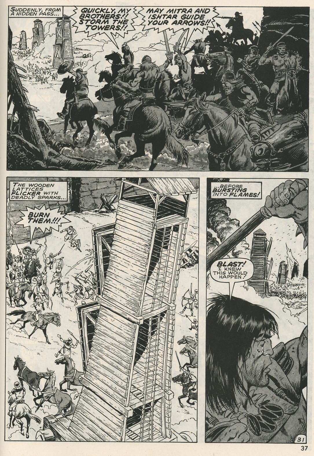 Read online The Savage Sword Of Conan comic -  Issue #126 - 37