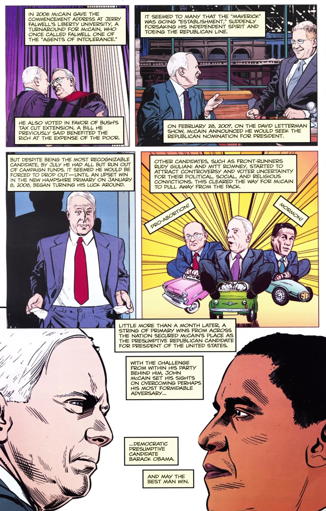 Read online Presidential Material: John McCain comic -  Issue # Full - 30
