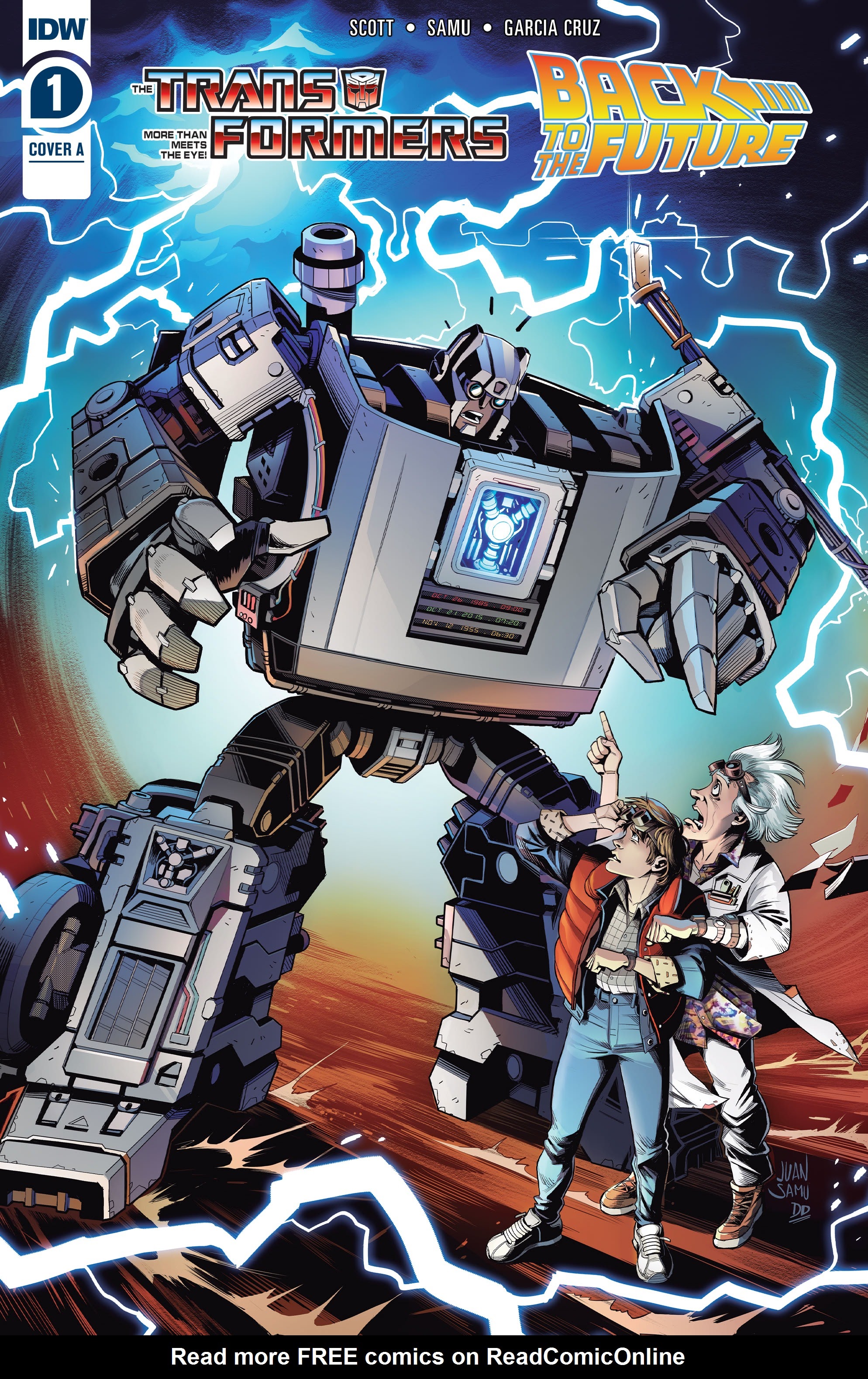 Read online Transformers: Back to the Future comic -  Issue #1 - 1