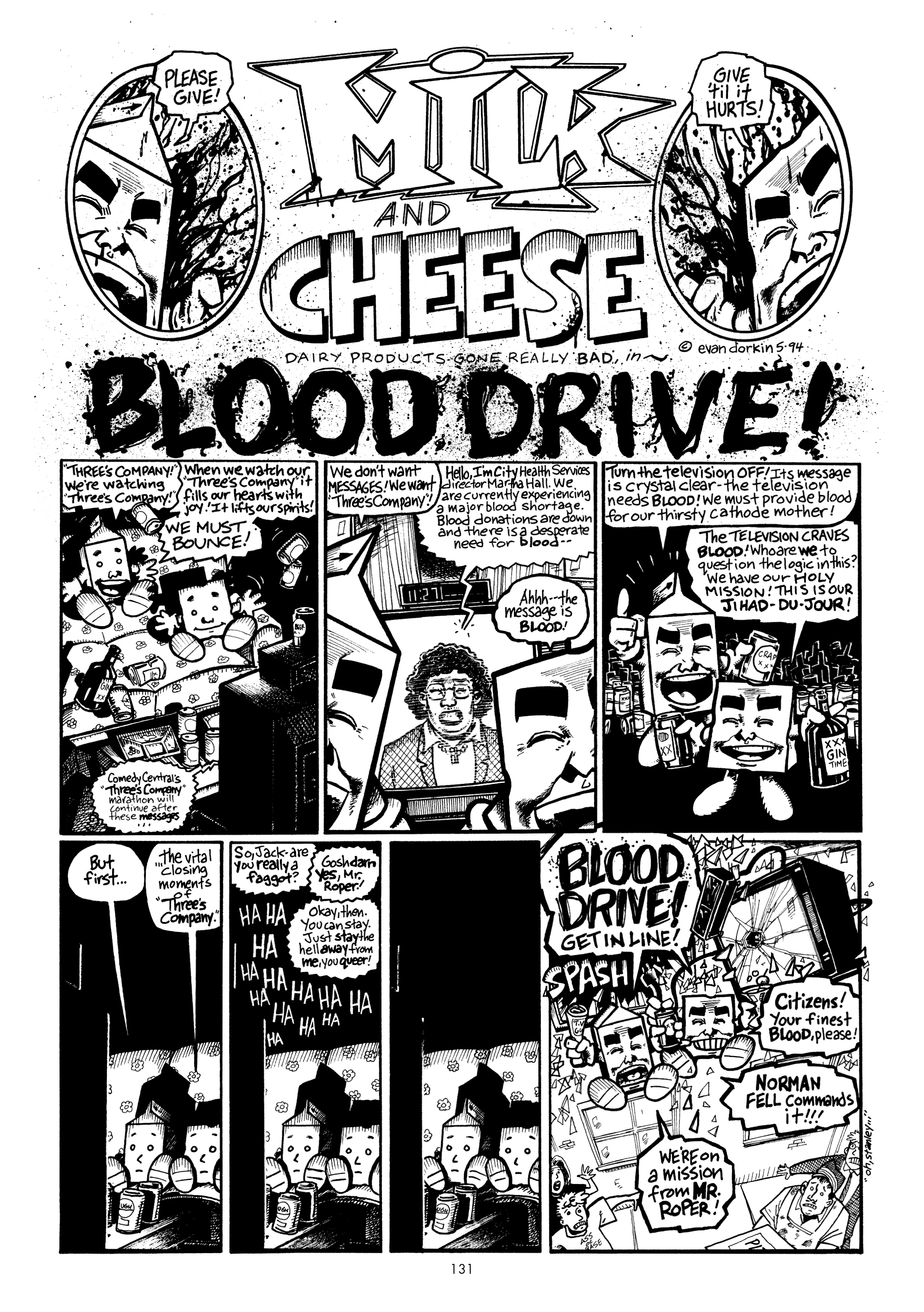 Read online Milk And Cheese: Dairy Products Gone Bad! comic -  Issue # Full - 133