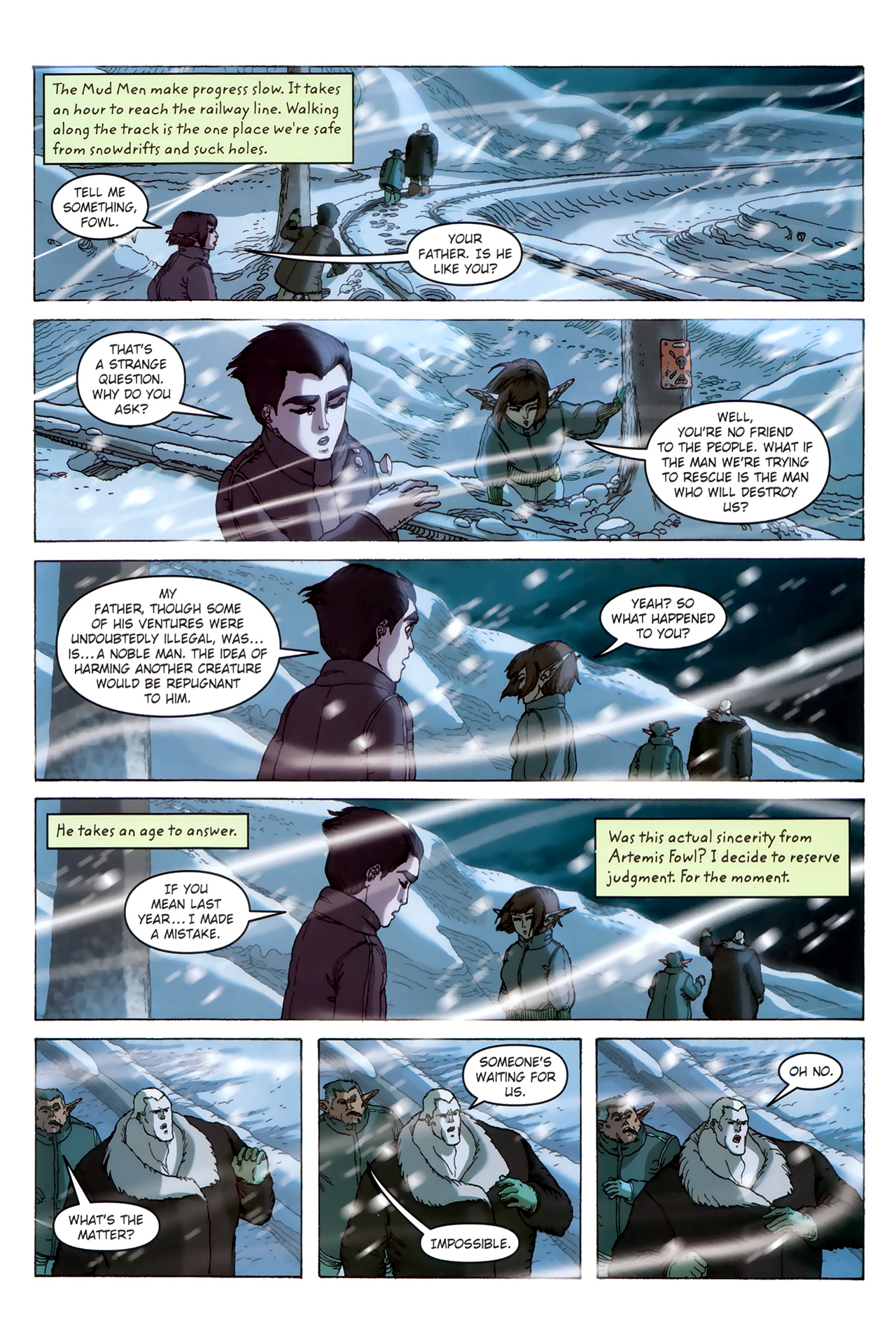 Read online Artemis Fowl: The Arctic Incident comic -  Issue # TPB - 60