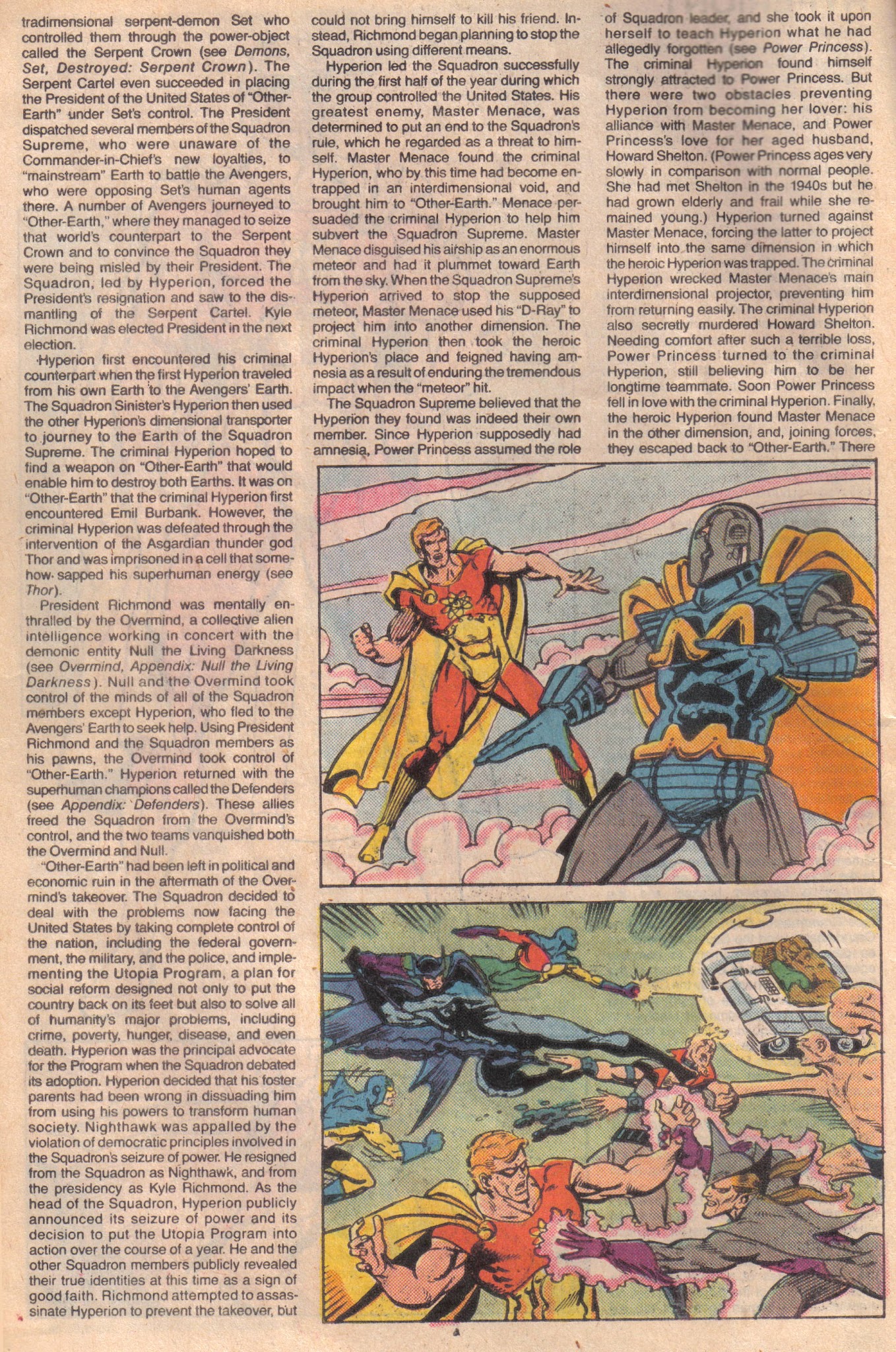 Read online The Official Handbook of the Marvel Universe: Update '89 comic -  Issue #4 - 5