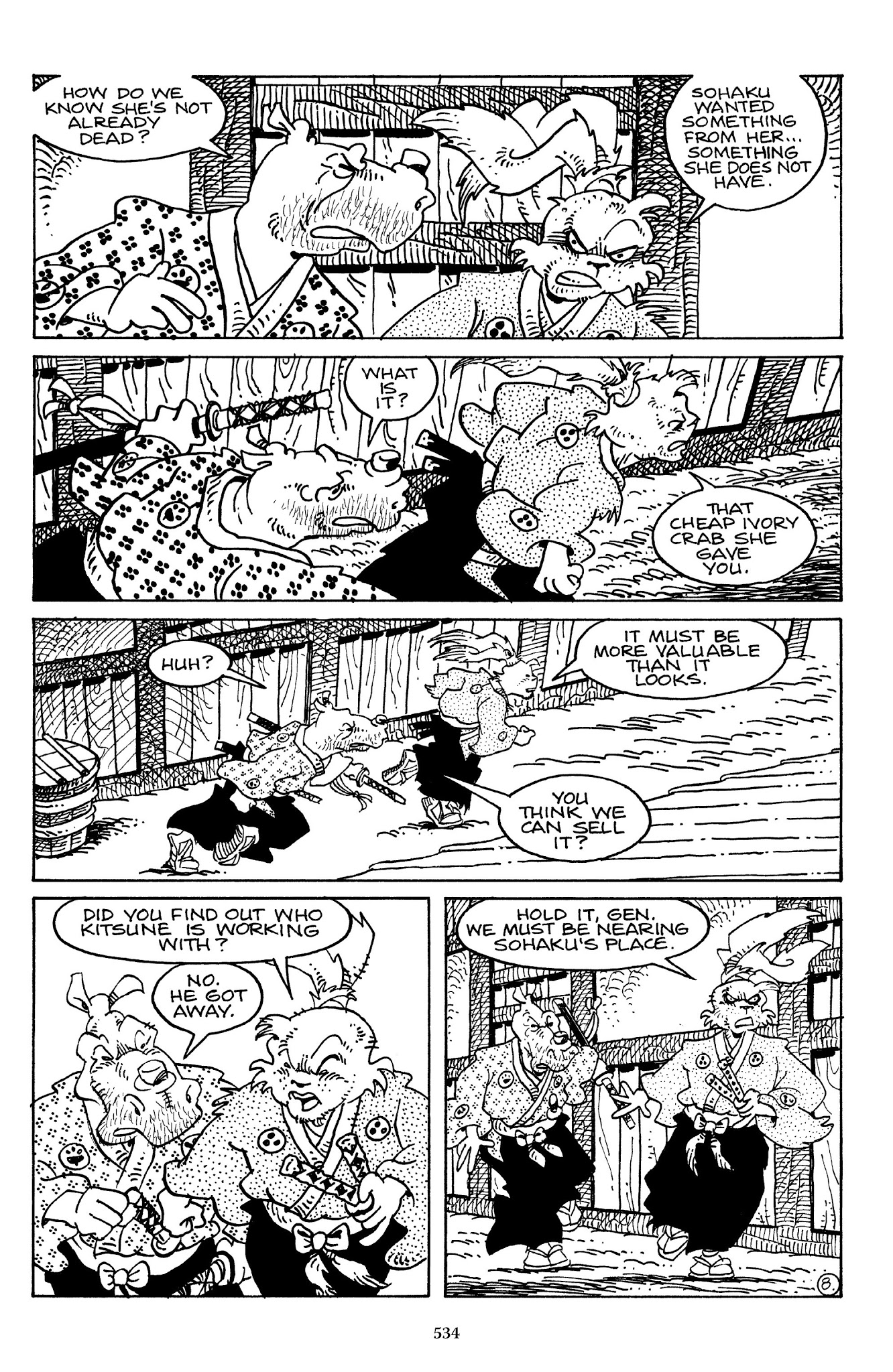 Read online The Usagi Yojimbo Saga comic -  Issue # TPB 3 - 529