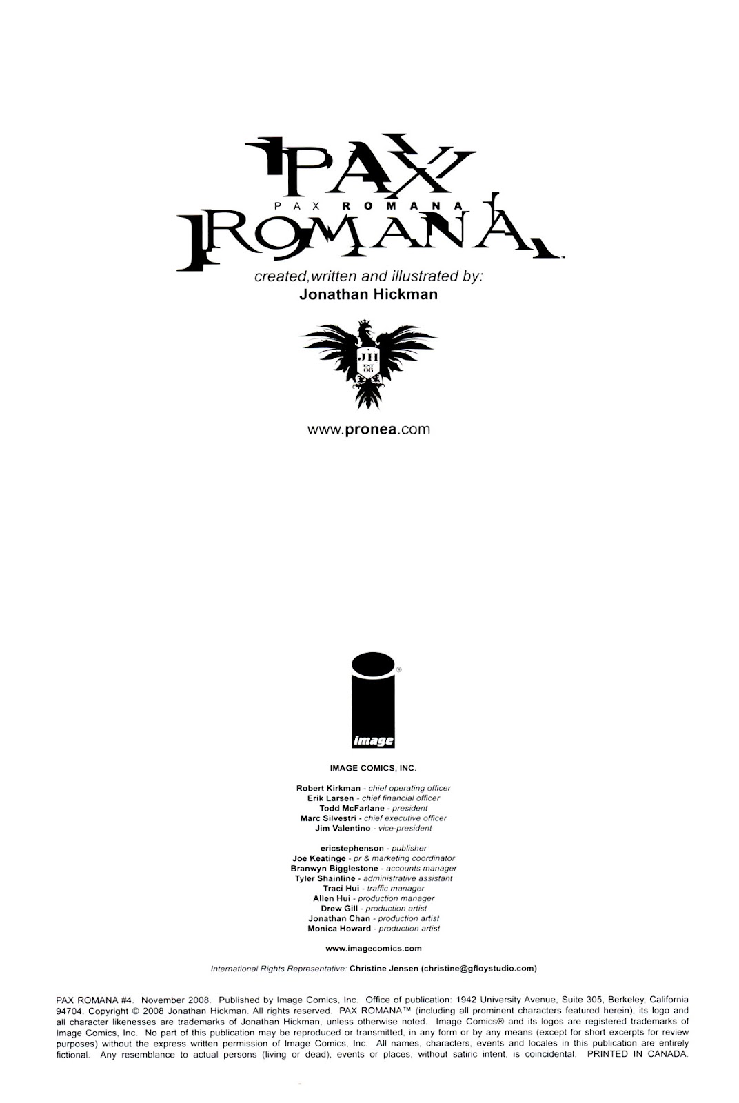 Pax Romana issue 4 - Page 2
