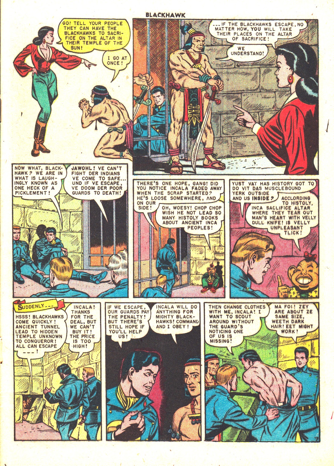 Read online Blackhawk (1957) comic -  Issue #35 - 9