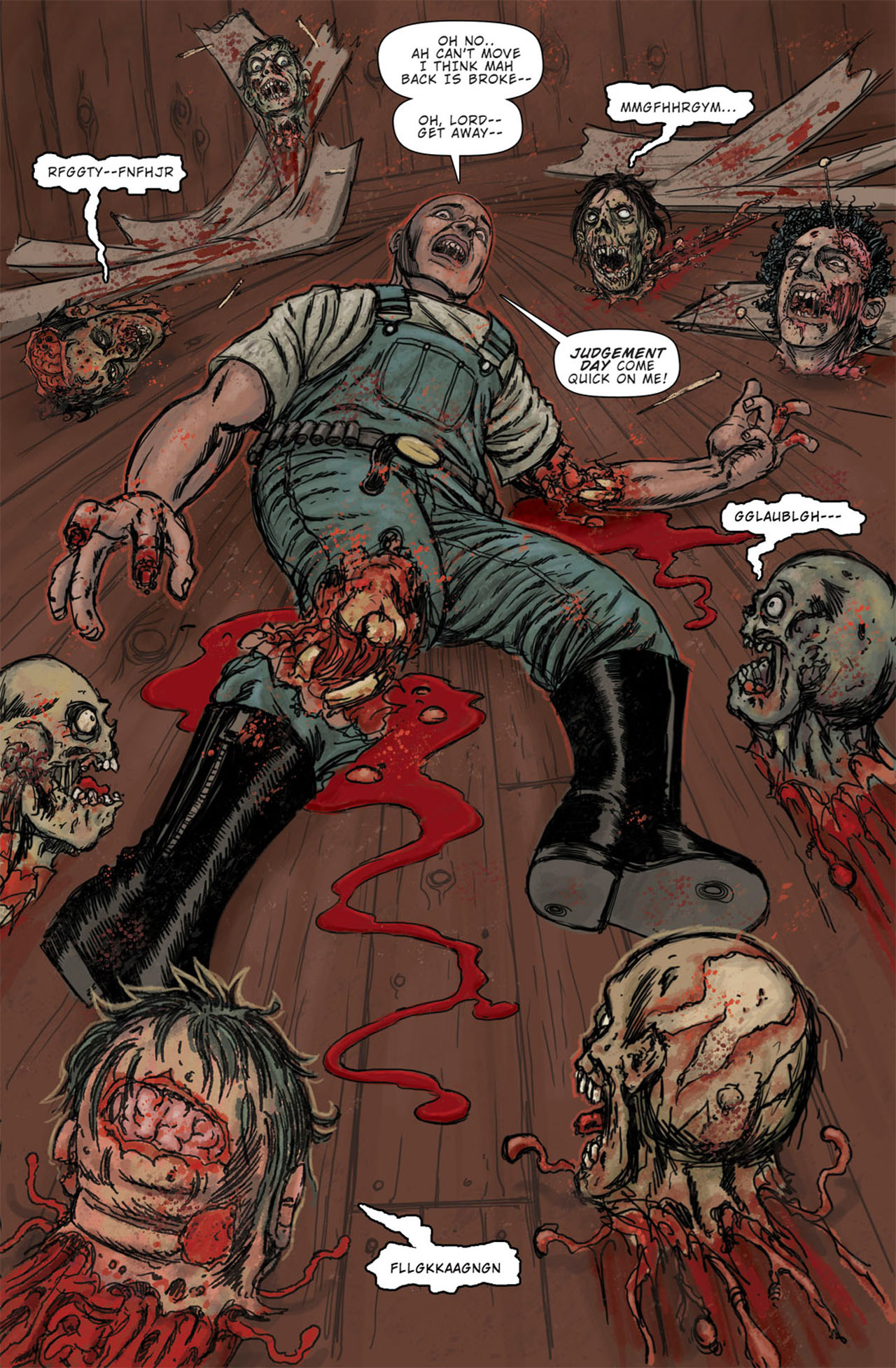 Read online Zombie Terrors comic -  Issue #1 - 16