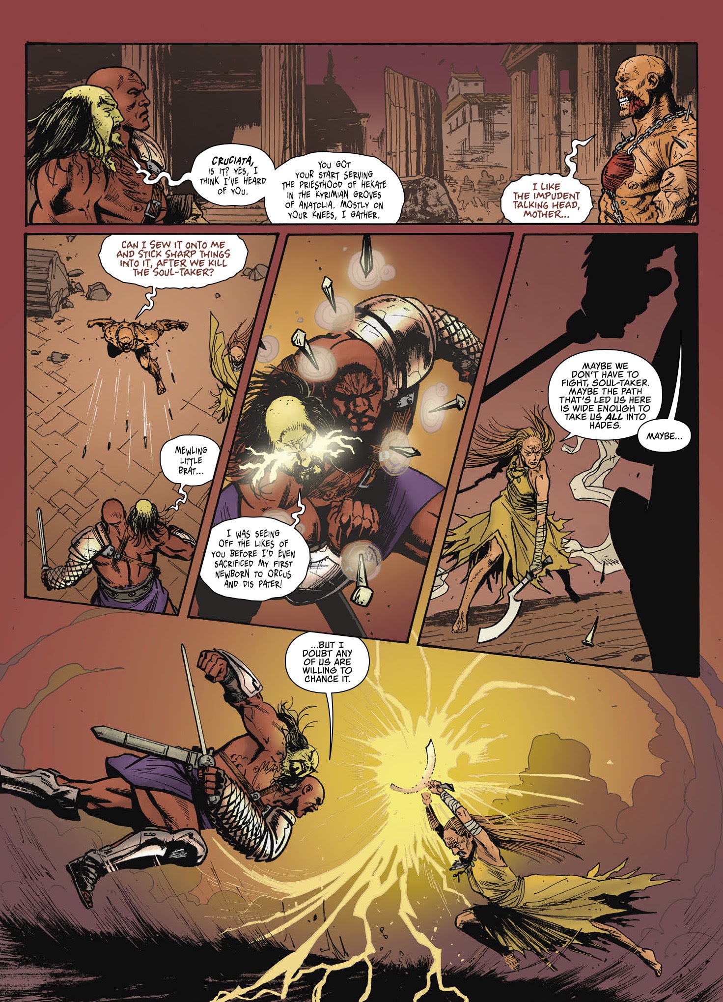 Read online Aquila: The Burning Fields comic -  Issue # TPB - 82