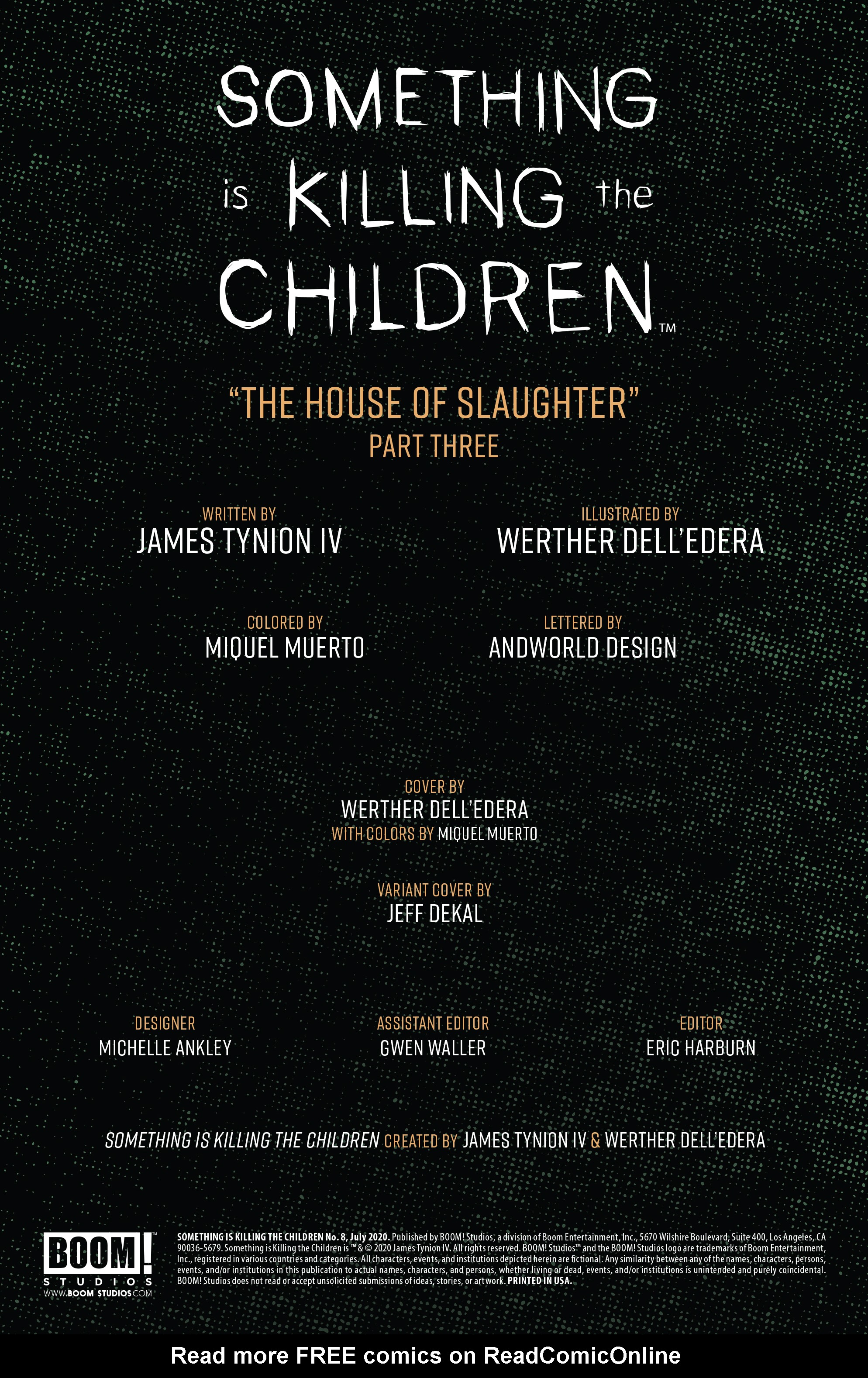 Read online Something is Killing the Children comic -  Issue #8 - 18