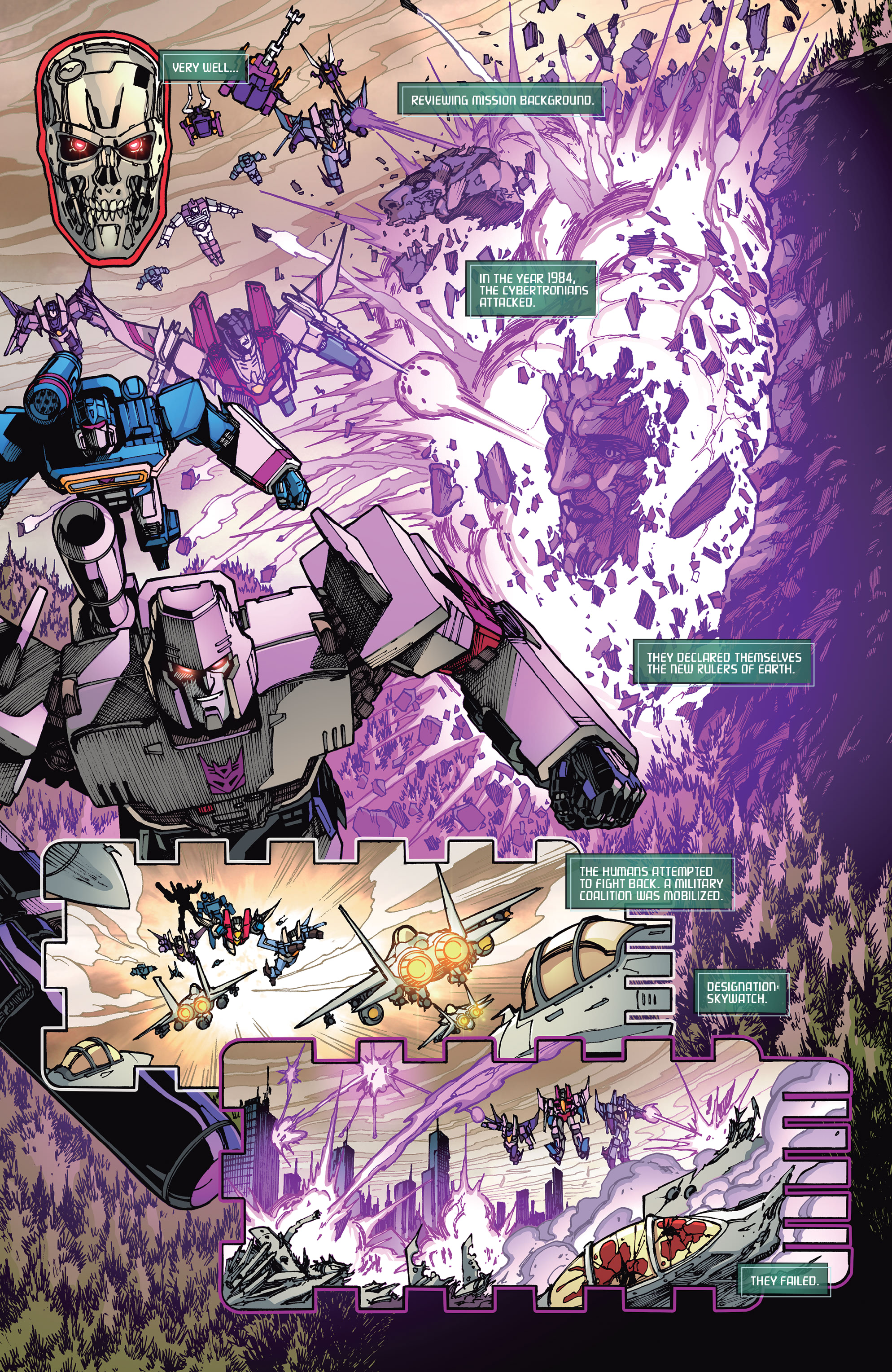 Read online Transformers vs. the Terminator comic -  Issue #2 - 16