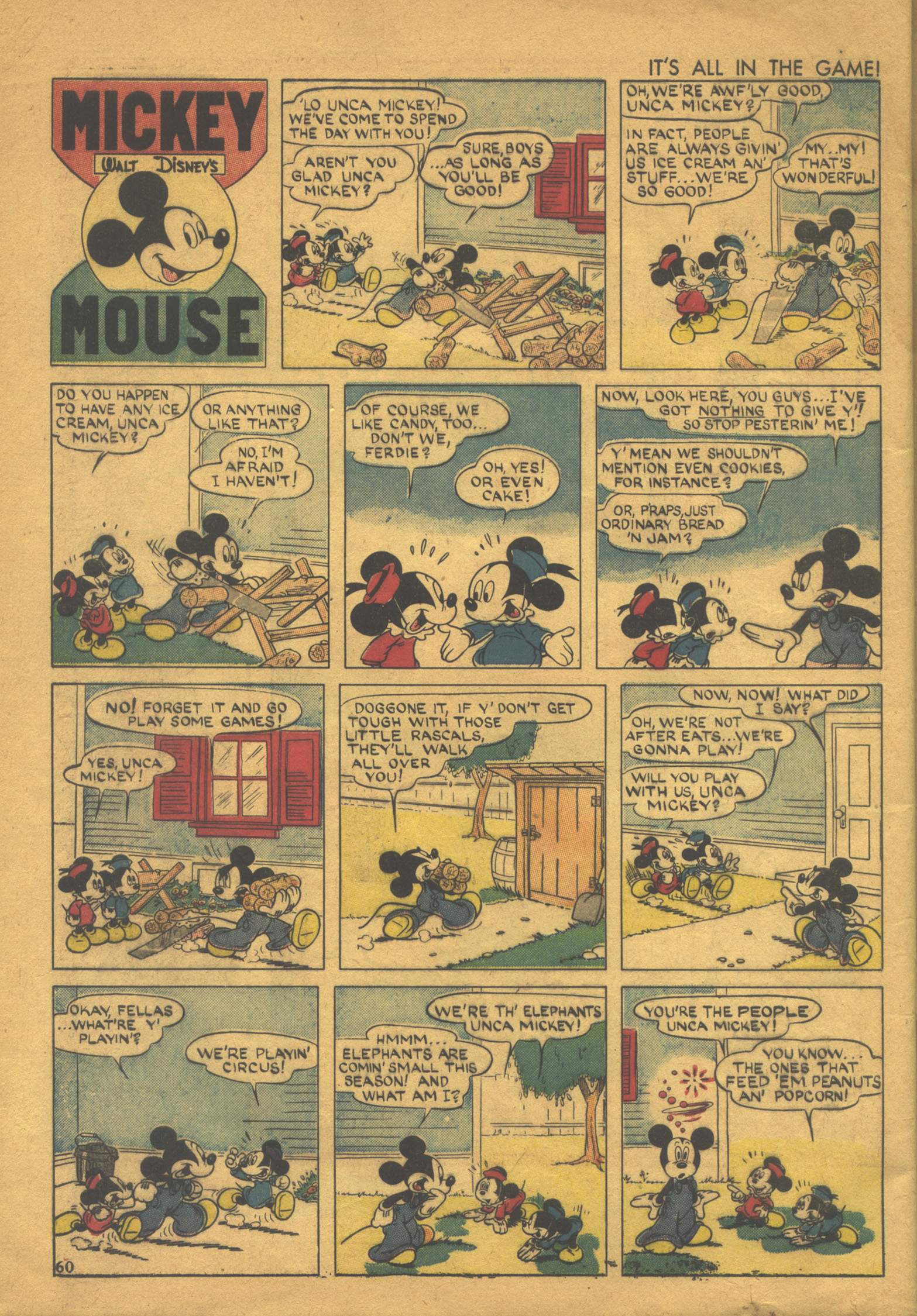 Read online Walt Disney's Comics and Stories comic -  Issue #22 - 62