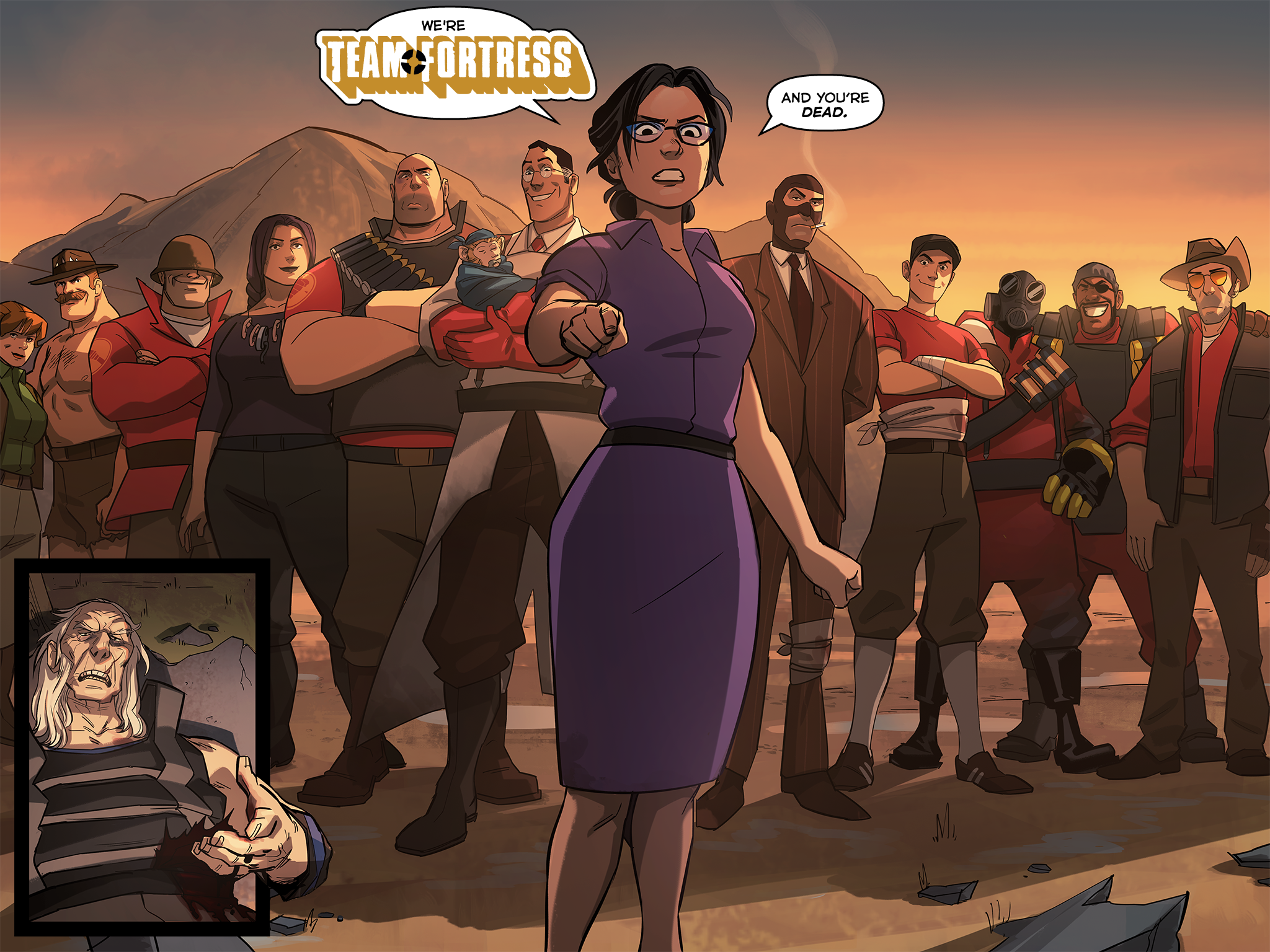 Read online Team Fortress 2 comic -  Issue #6 - 257